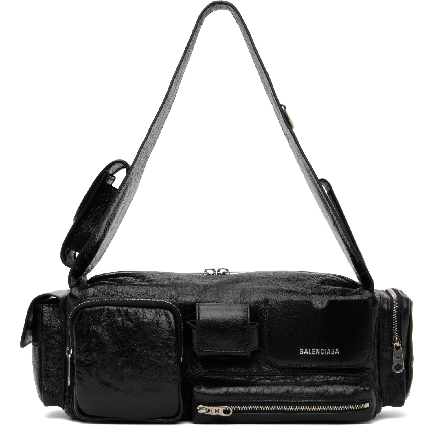 Balenciaga Black Superbusy Small Sling Bag