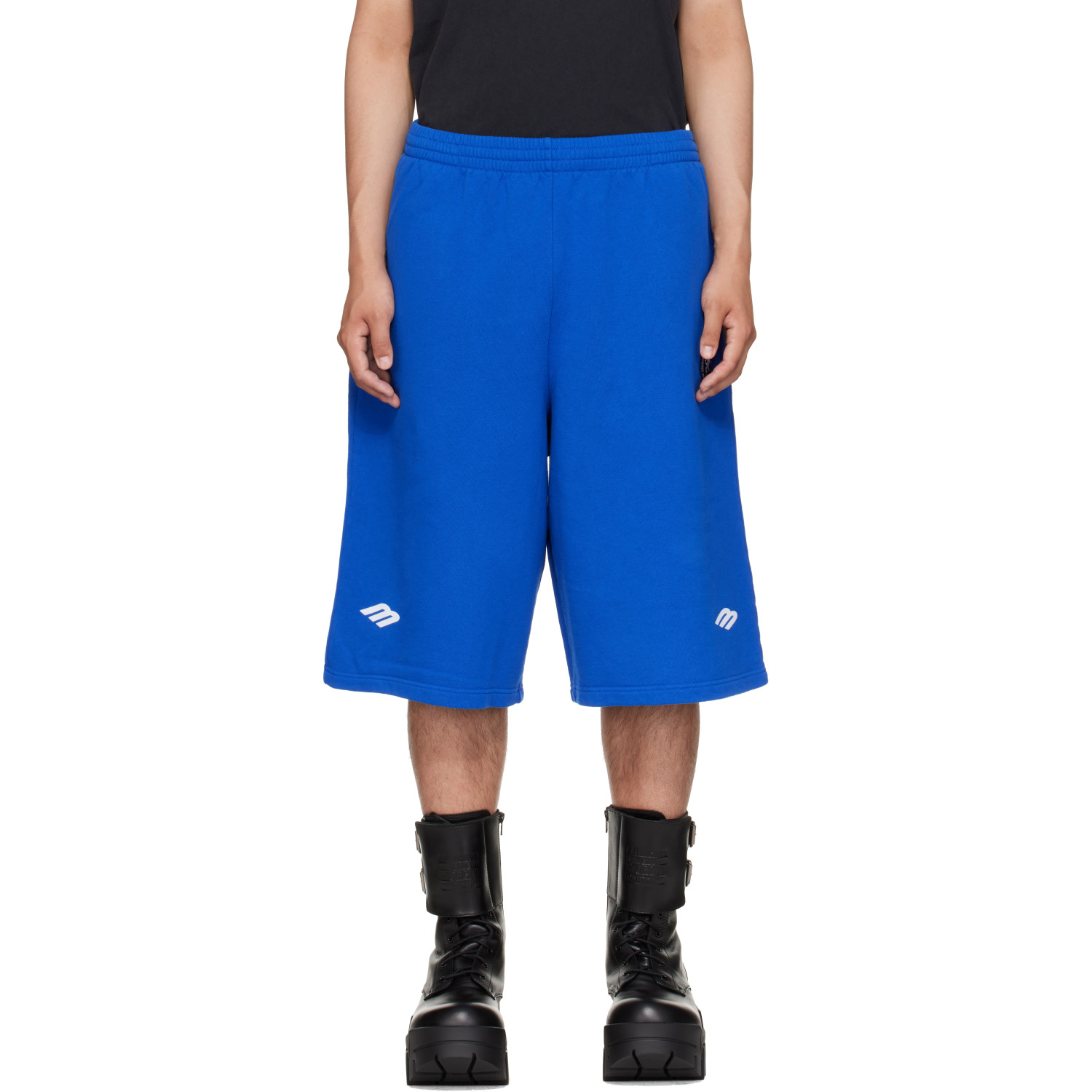 Balenciaga Blue 3B Football Shorts