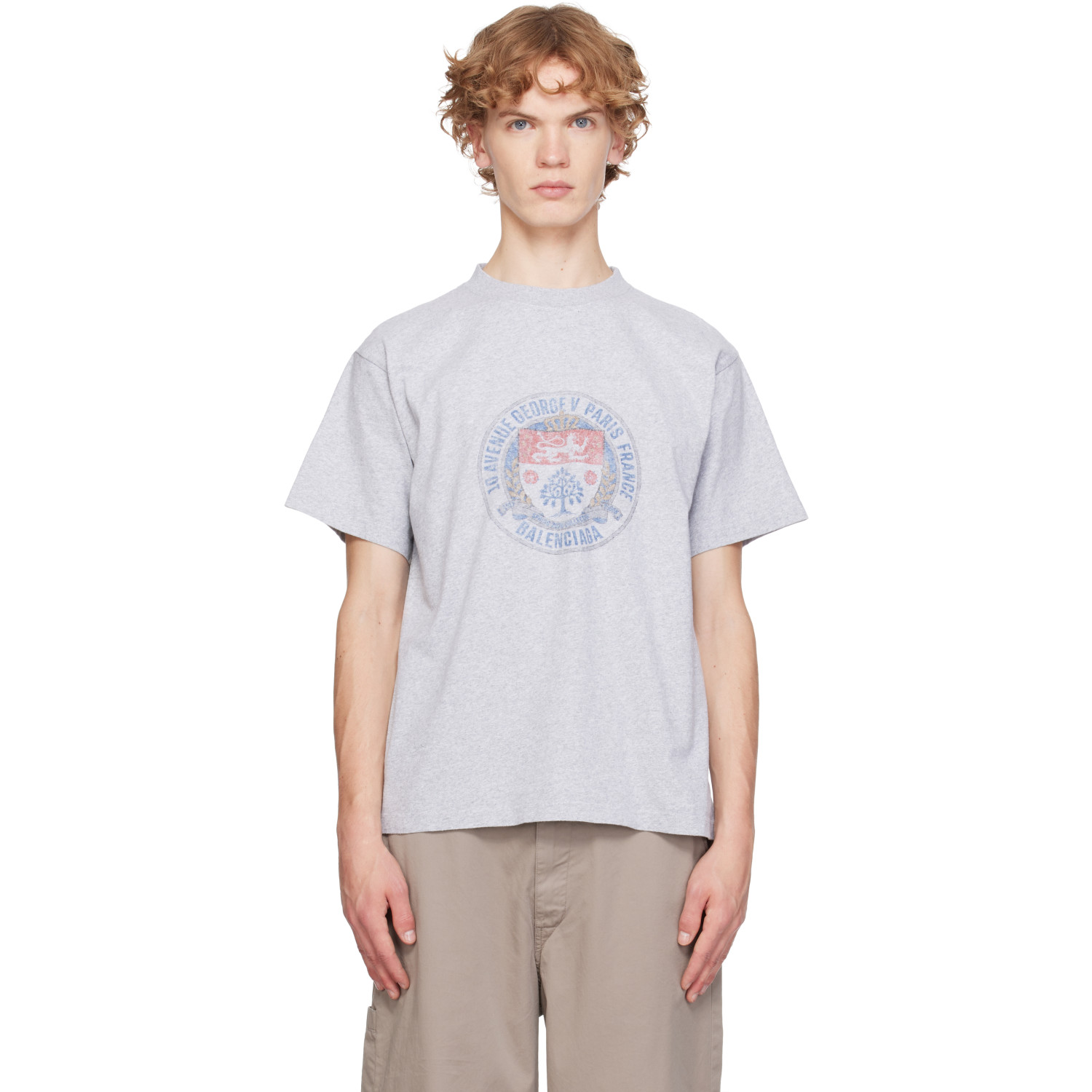 Balenciaga Gray Standard T-shirt