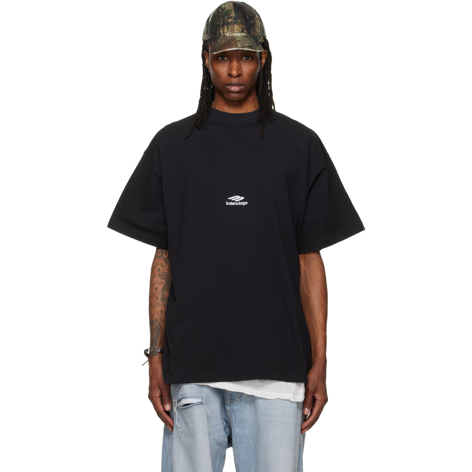 Balenciaga Black Oversized T-shirt
