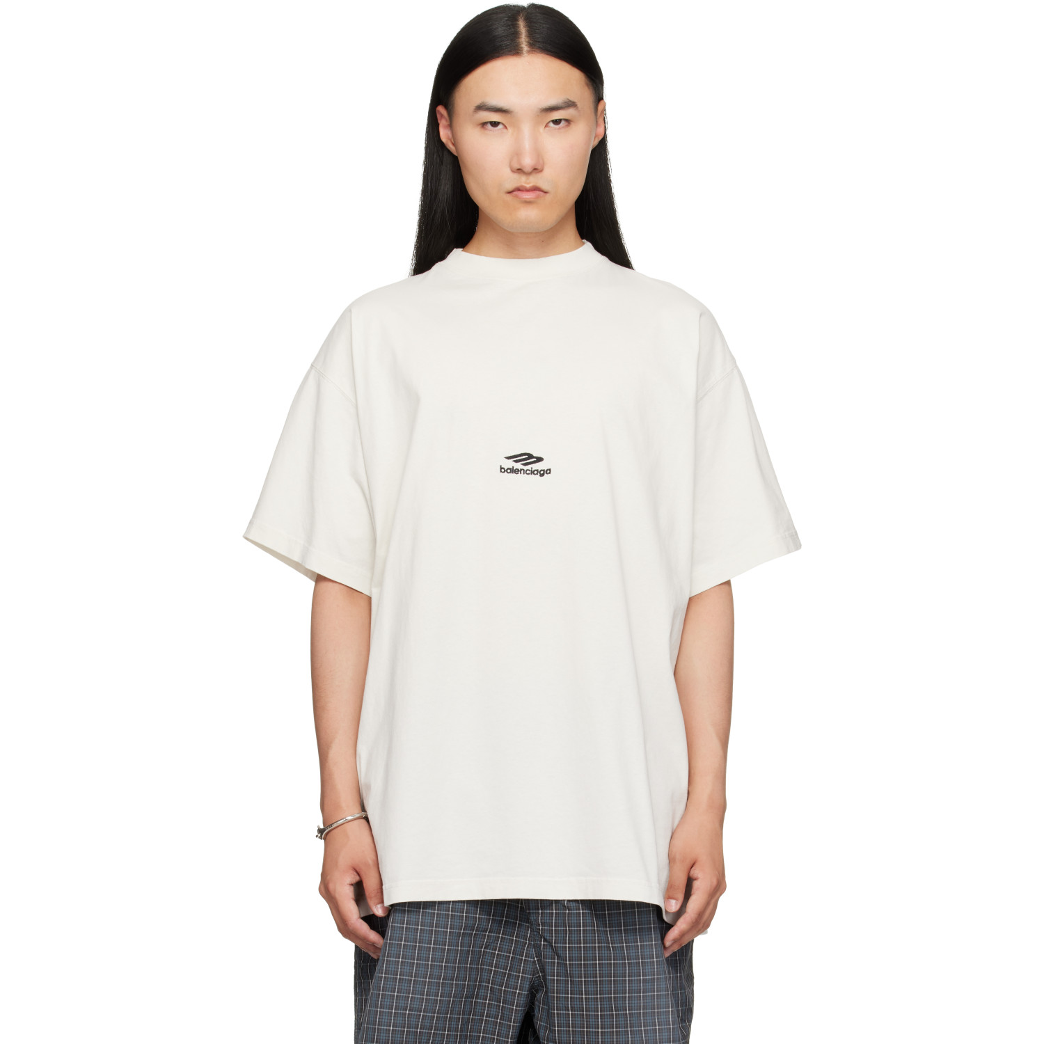 Balenciaga Off-White Oversized T-Shirt