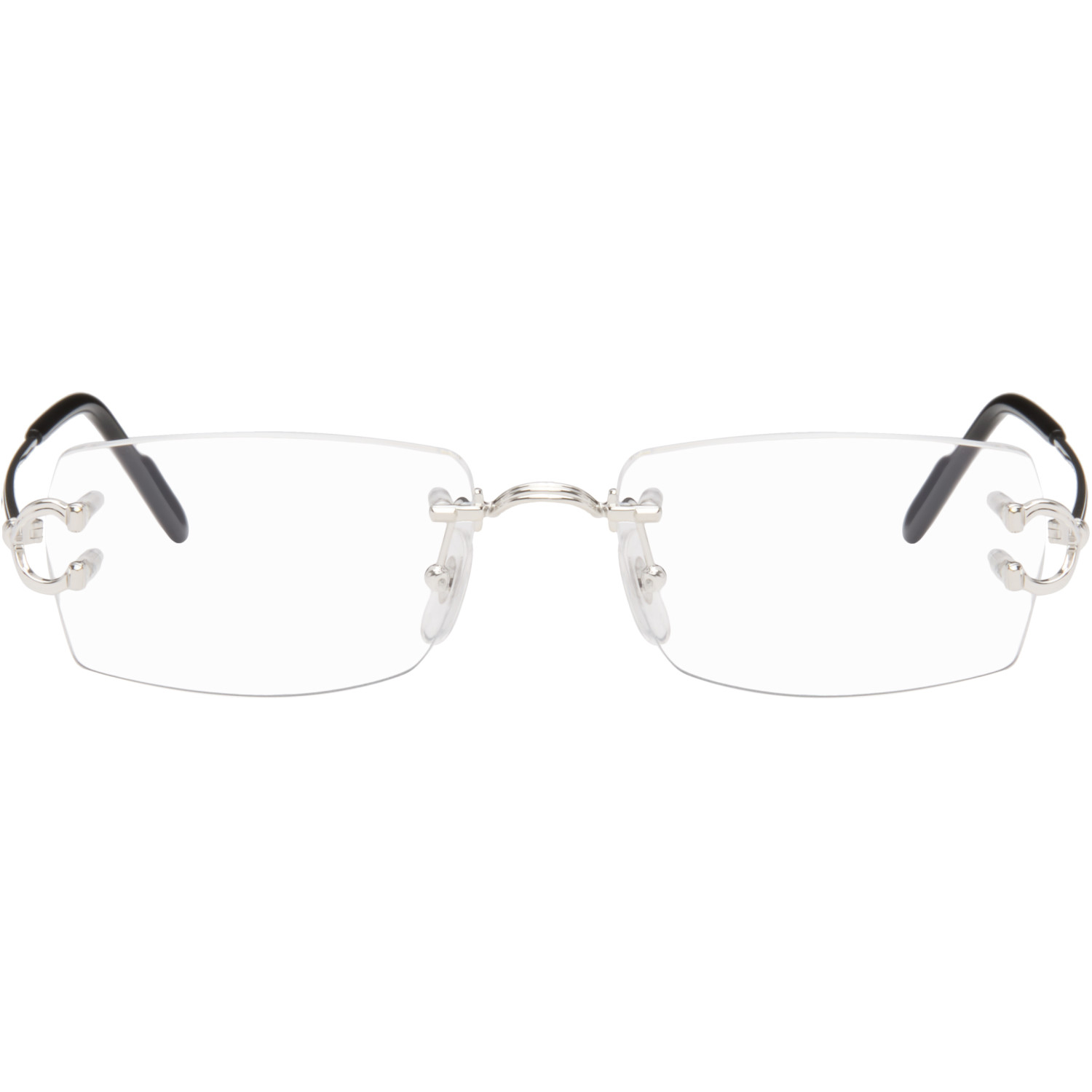 Cartier Silver 'Décor C Classique de Cartier' Glasses