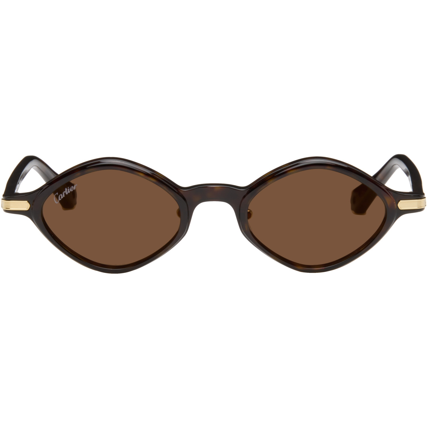 Cartier Brown 'Première de Cartier' Sunglasses