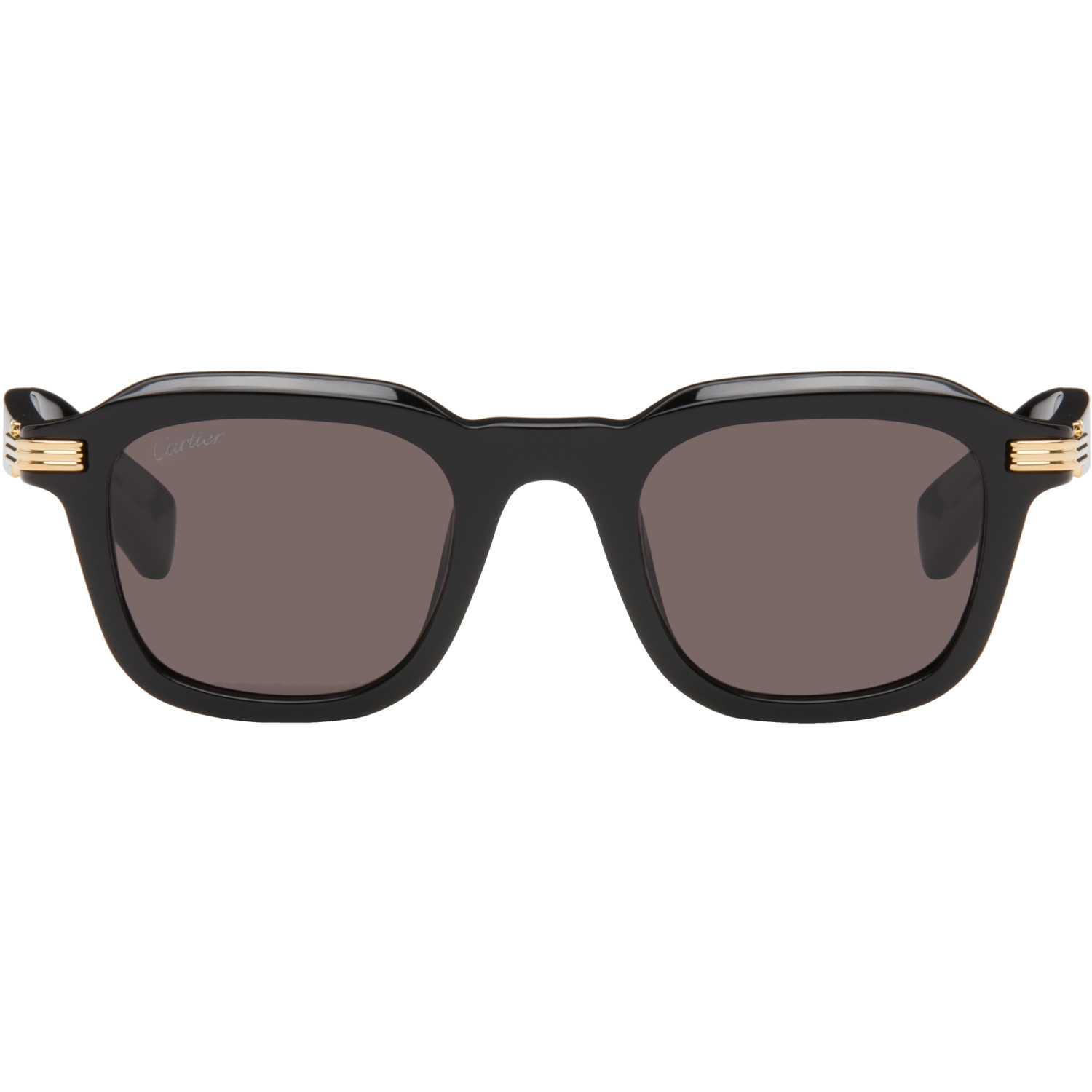 Cartier Black 'Première de Cartier' Sunglasses