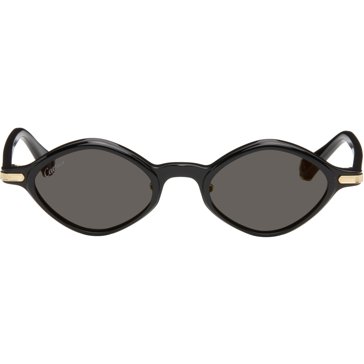 Cartier Black 'Première de Cartier' Sunglasses