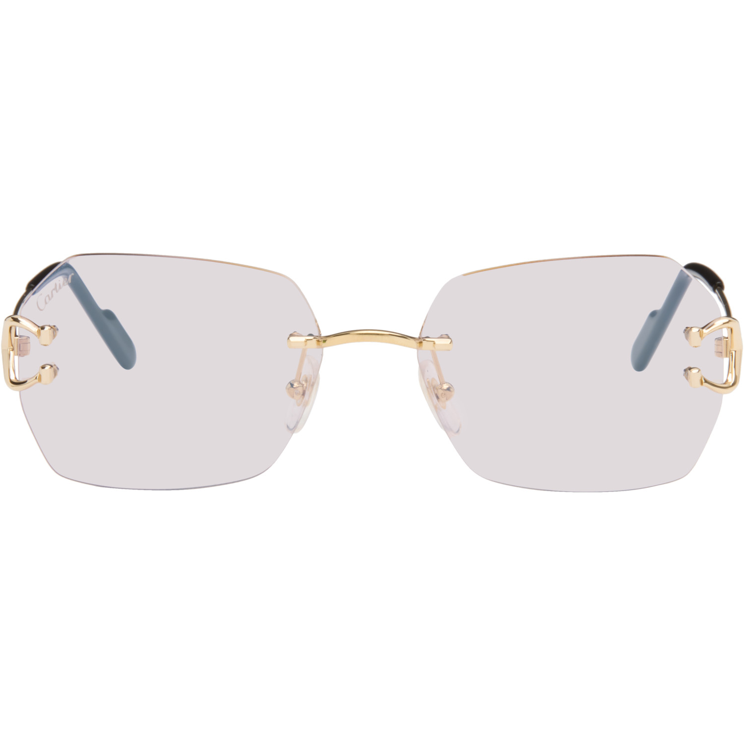 Cartier Gold 'Classic C de Cartier' Sunglasses