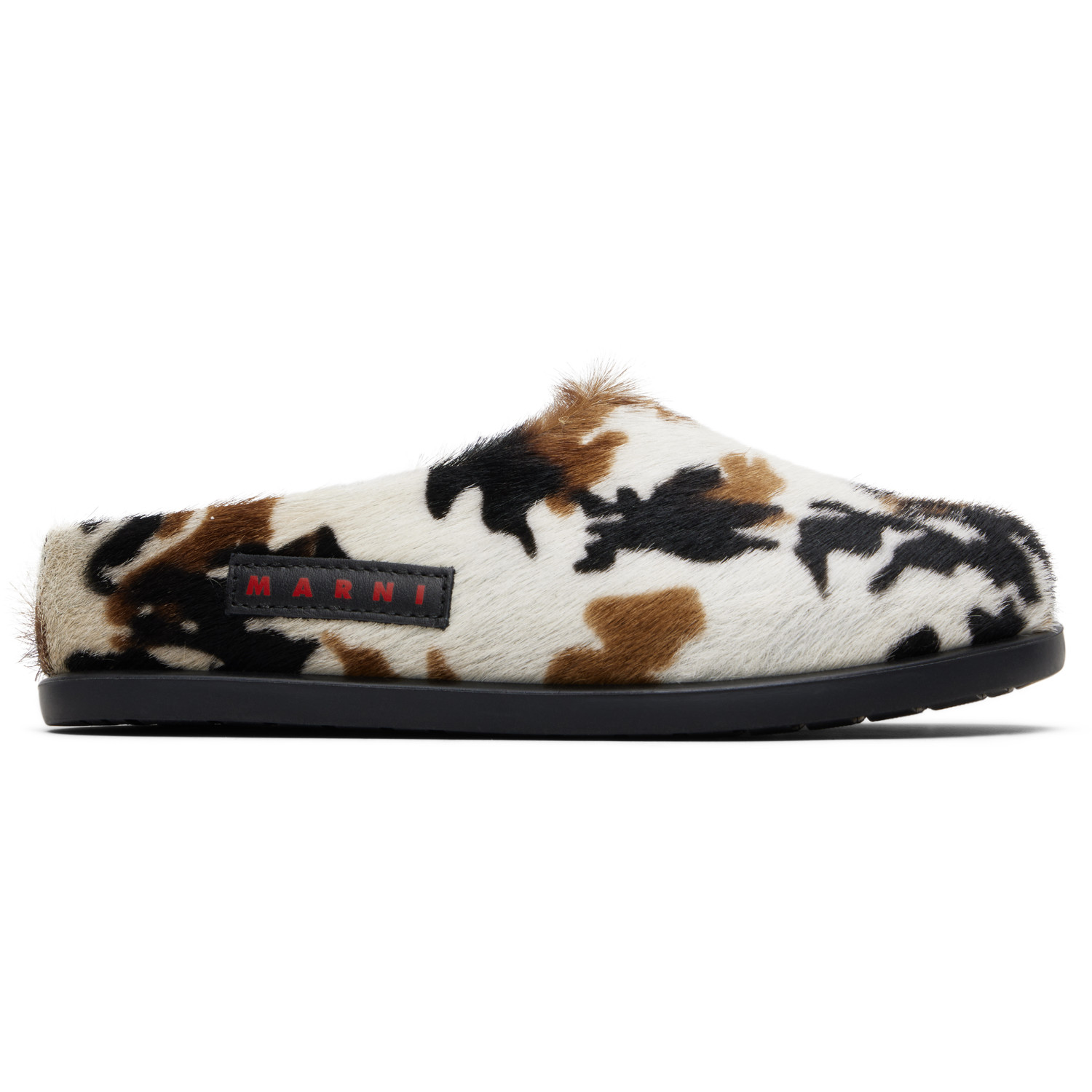 Marni SSENSE Exclusive Kids White & Brown Fussbett Slip-on Loafers