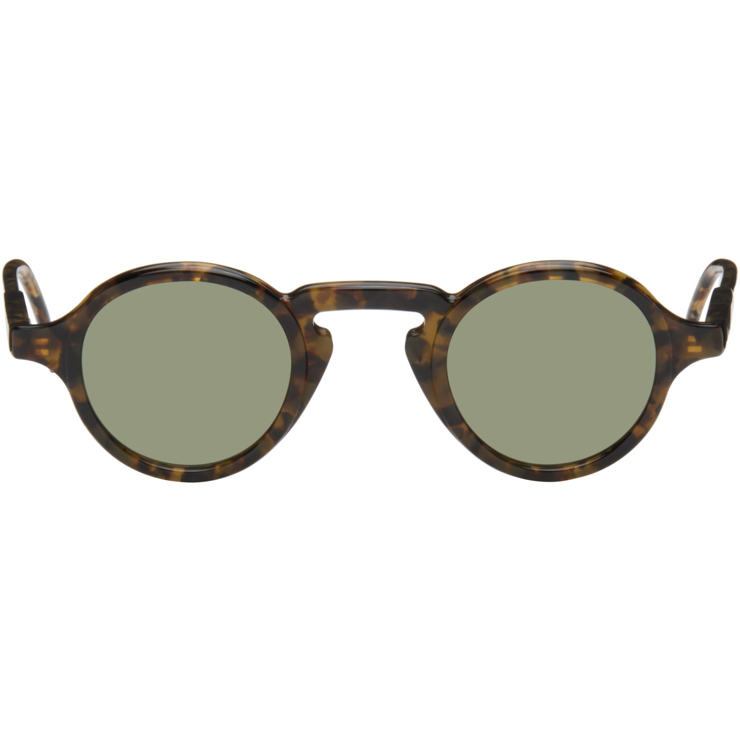 Thom Browne Brown Round Sunglasses