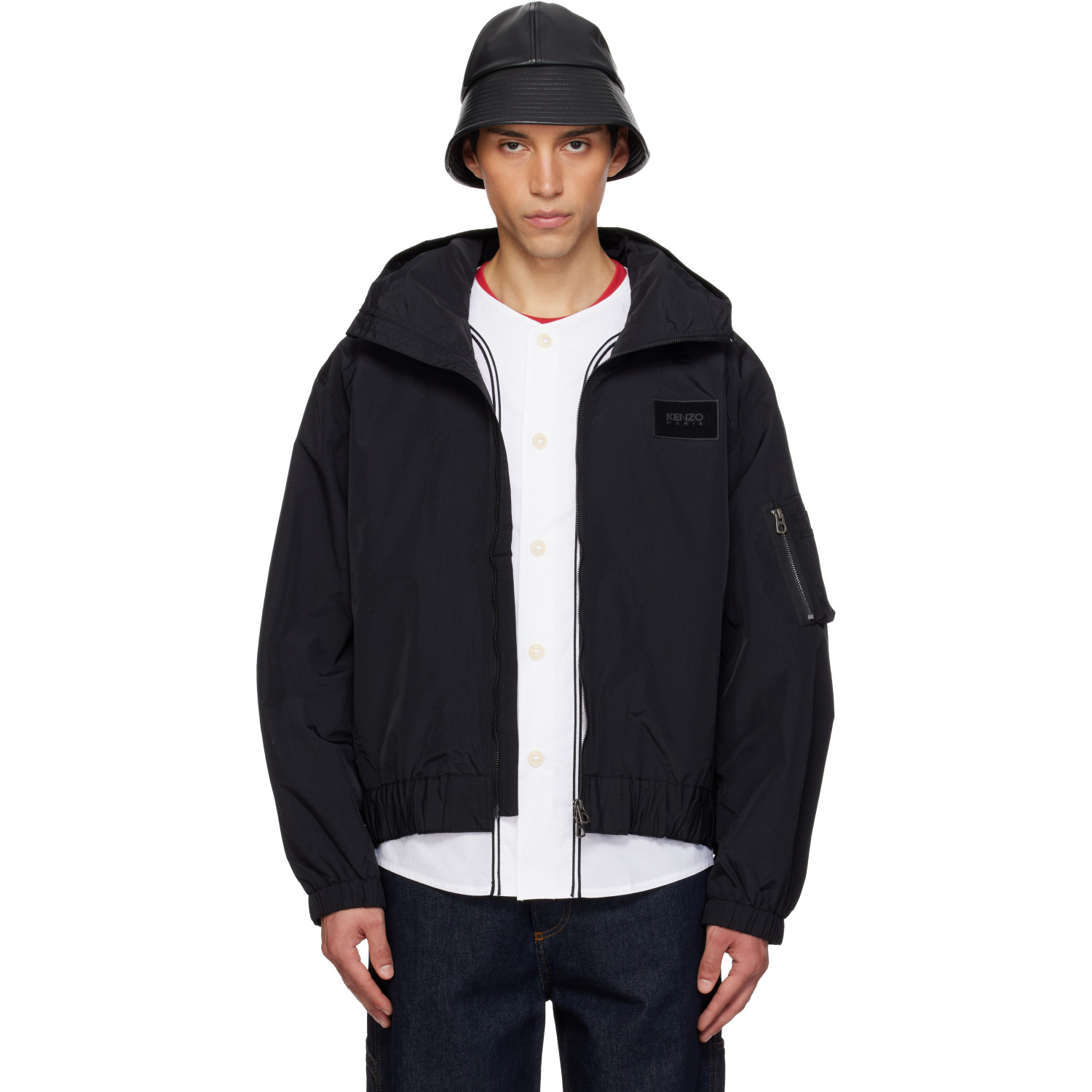 Kenzo Black Kenzo Paris 'KENZO Winter Holidays' Windbreaker Jacket