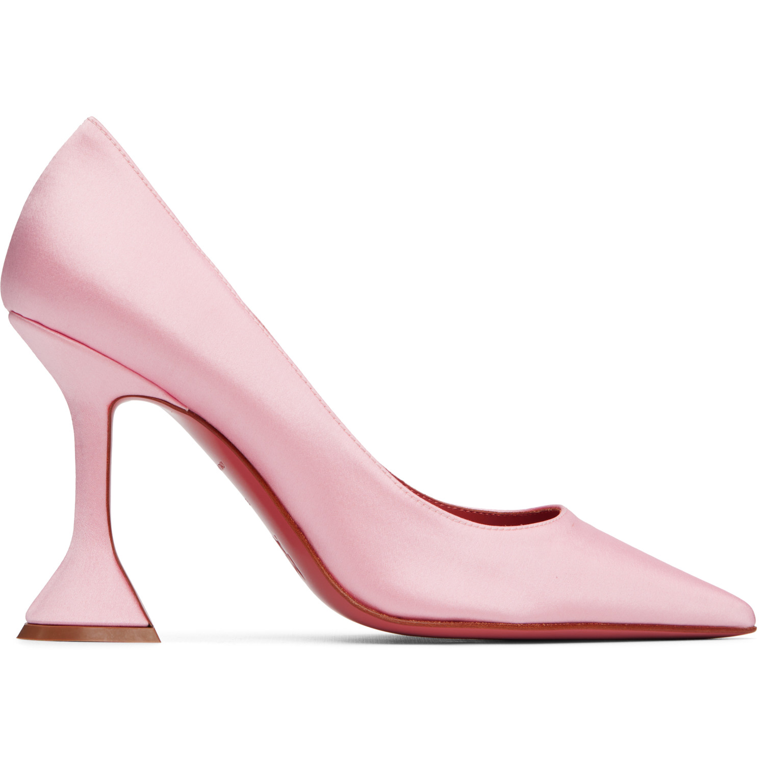Amina Muaddi Pink Ami 95 Heels