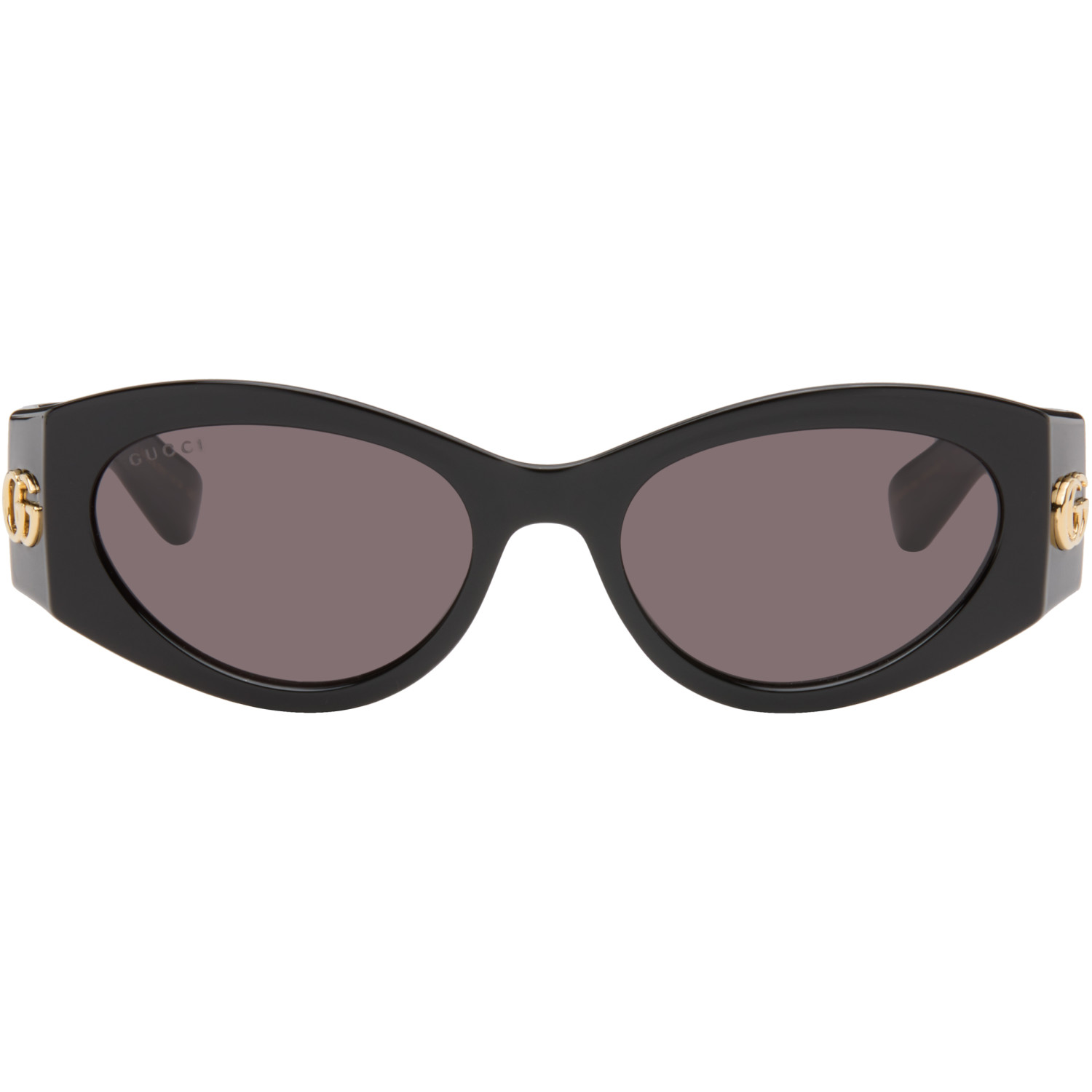Gucci Black GG Corner Cat-Eye Sunglasses