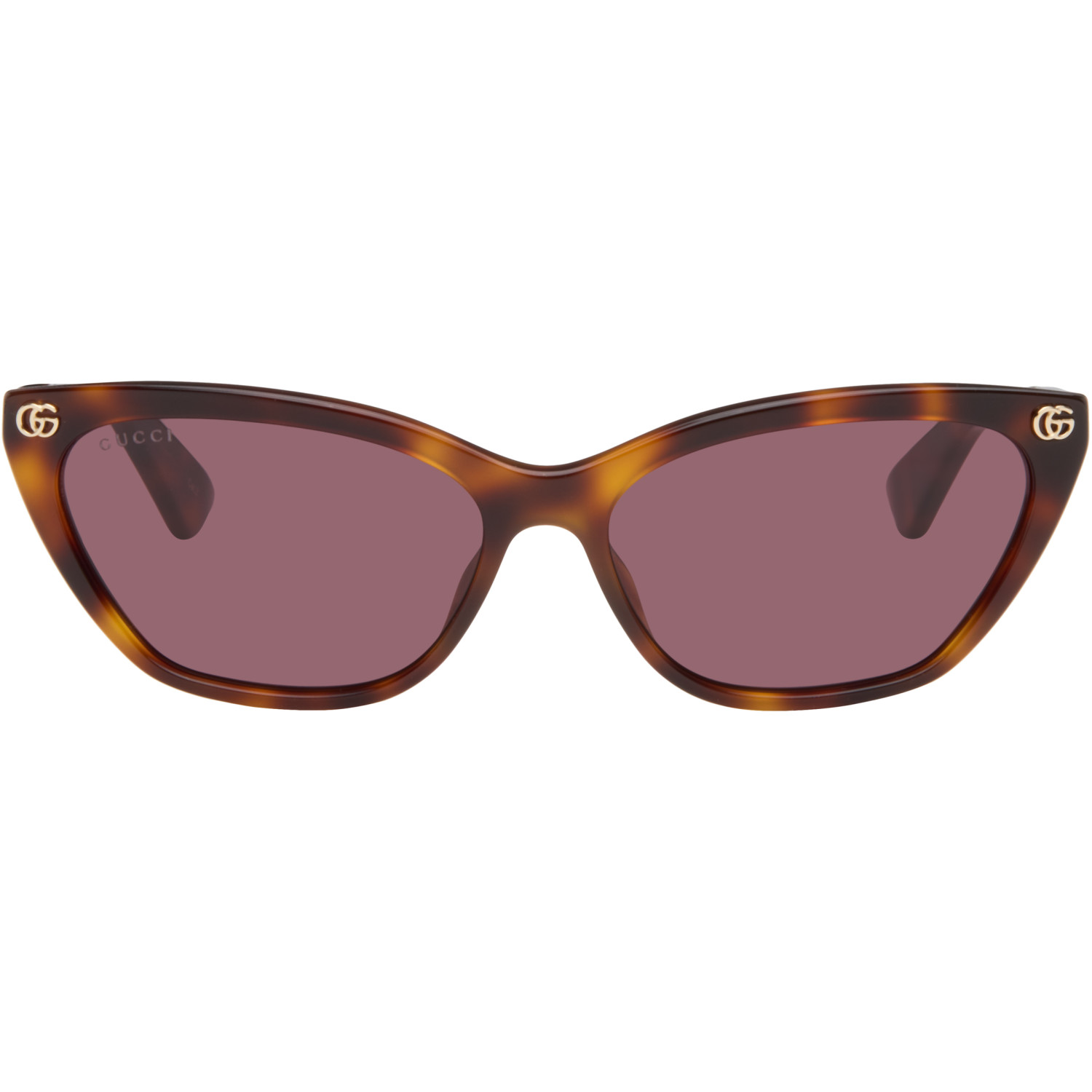 Gucci Brown Cat Eye Sunglasses