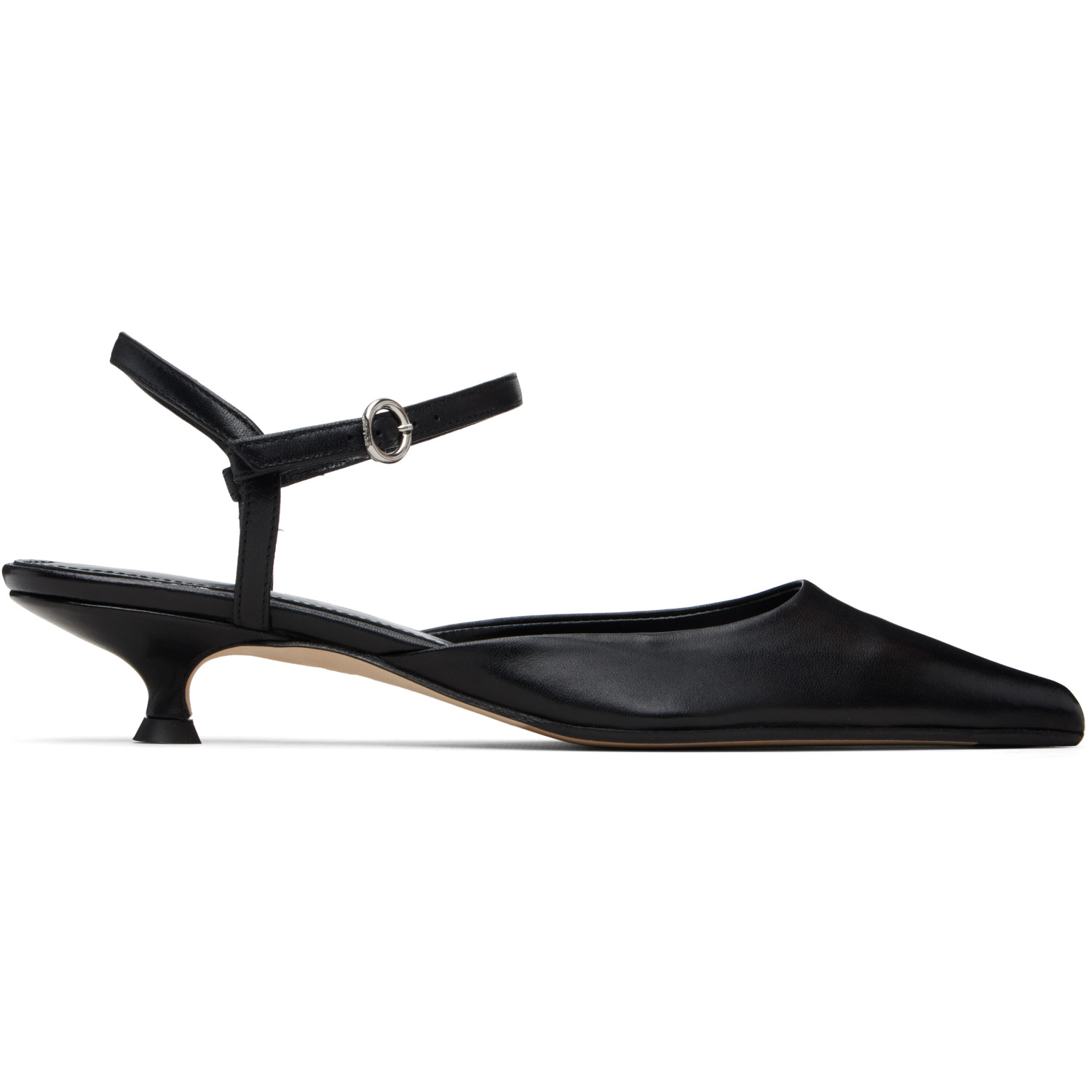 Aeyde Black Colette Heels