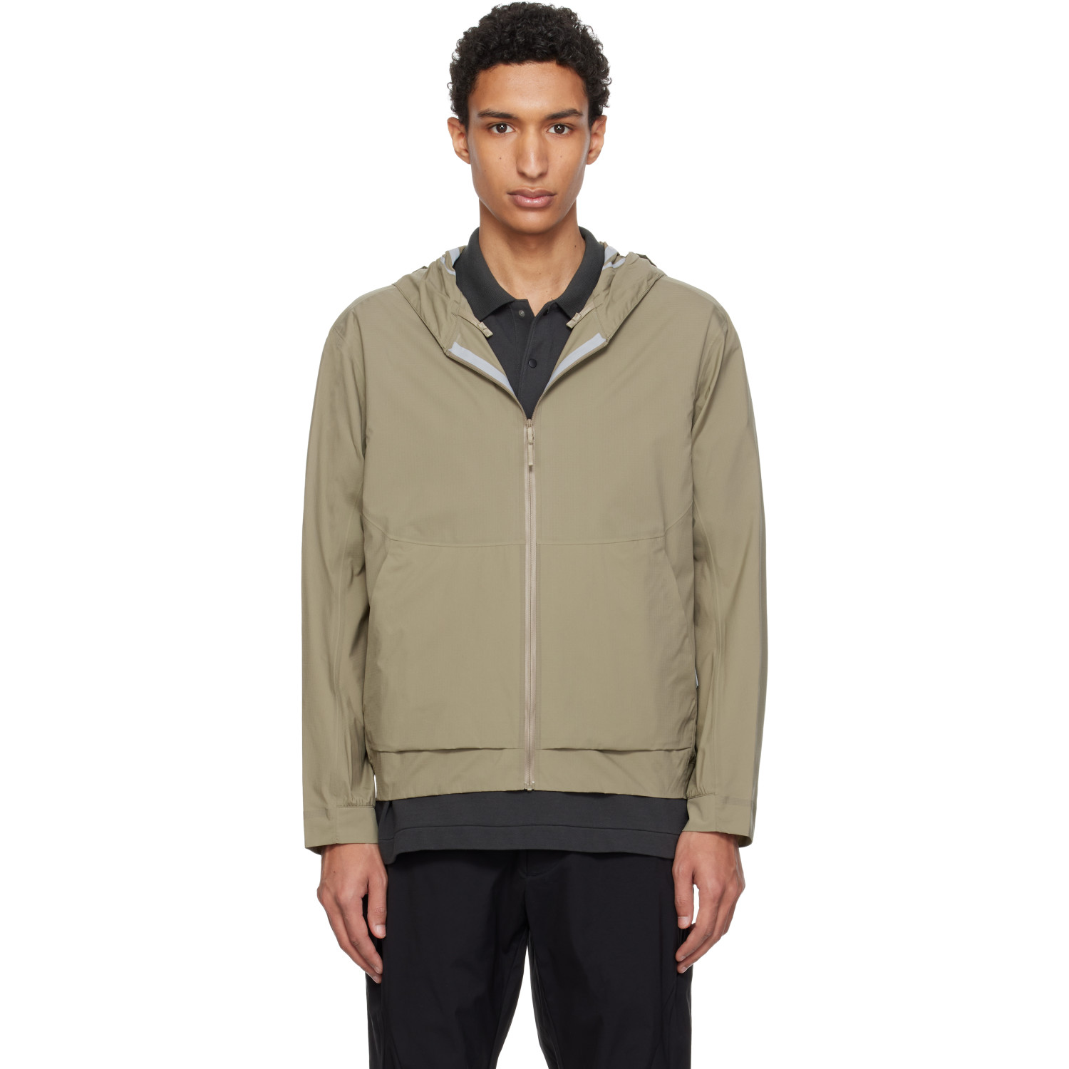 Veilance Taupe Demlo Hoody Jacket
