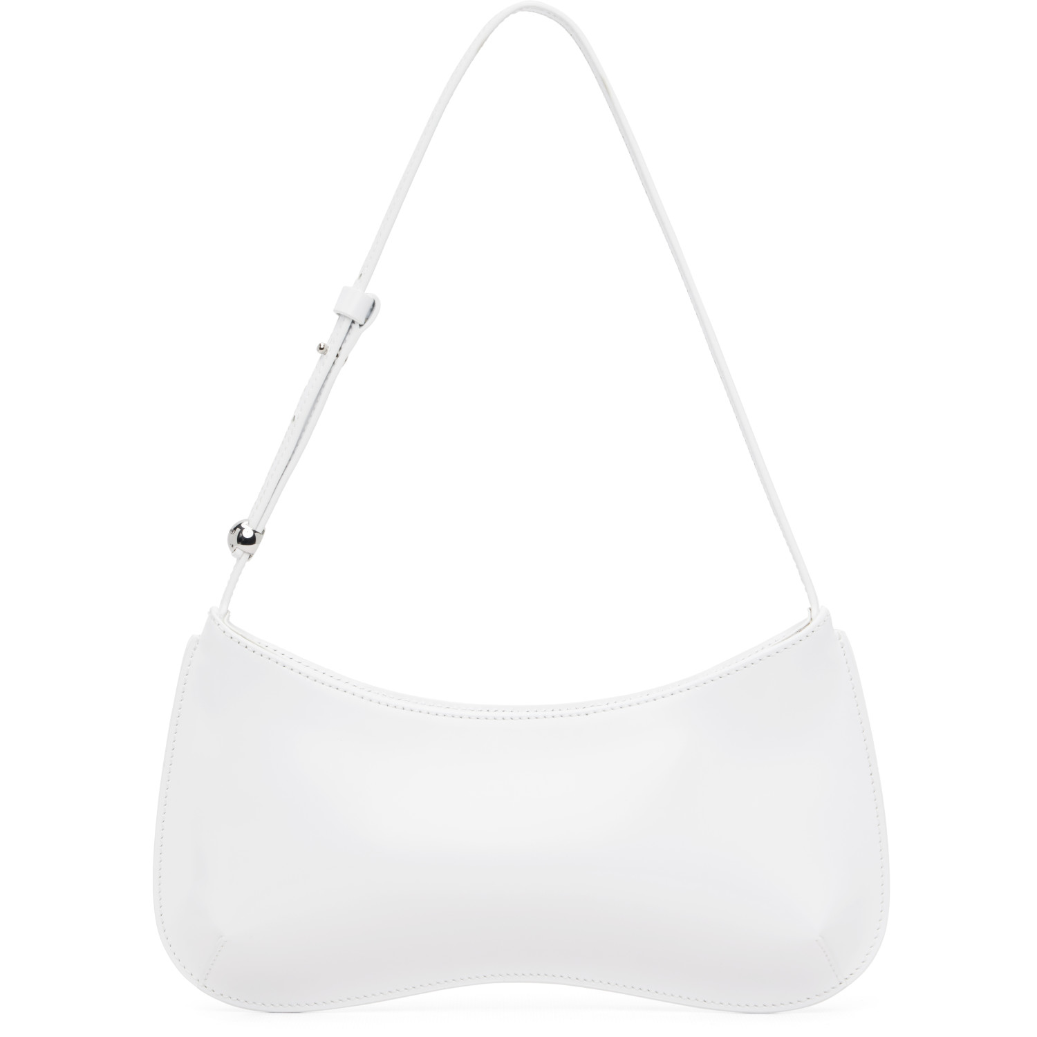 JACQUEMUS White 'The Bisou' Bag
