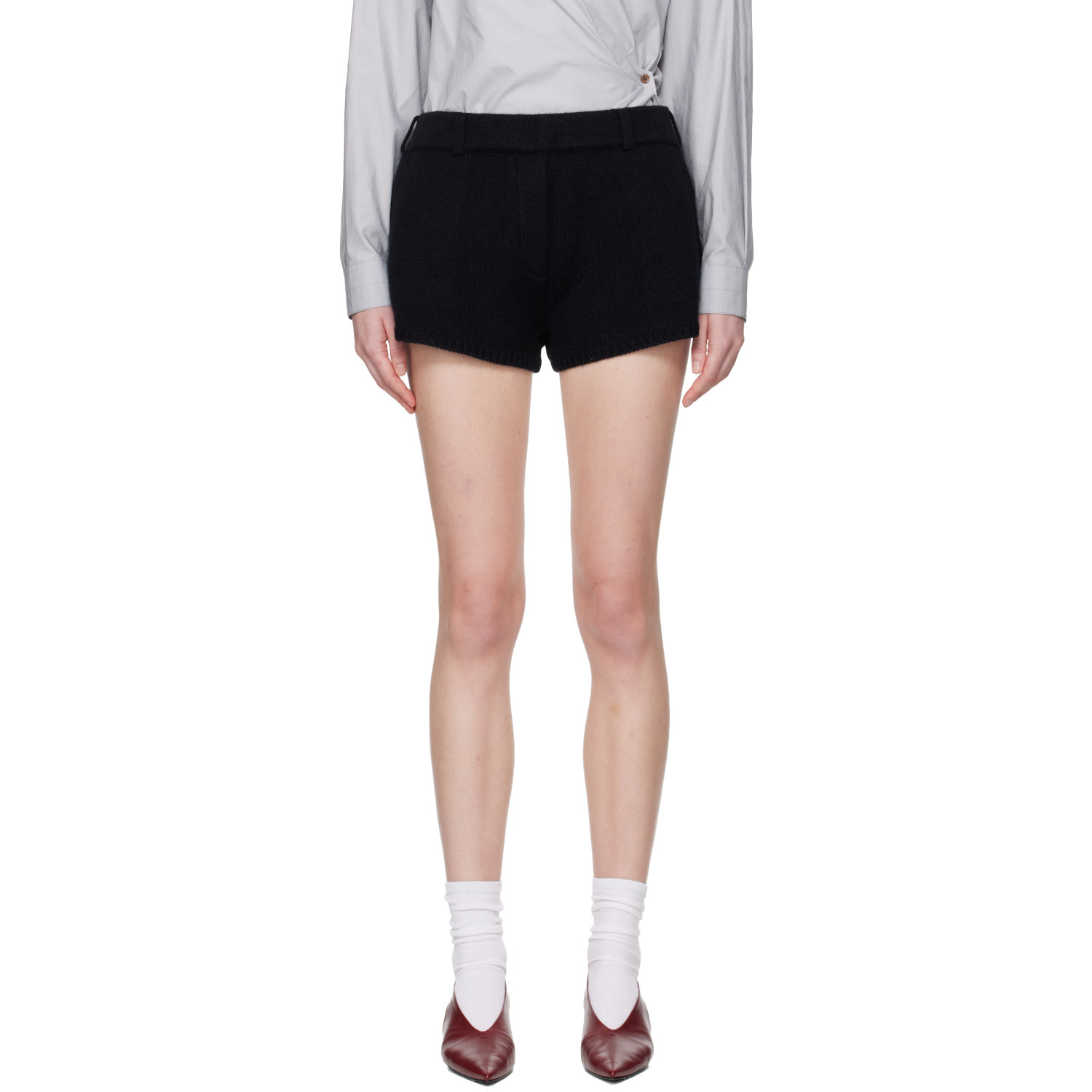 LISA YANG Black Annora Shorts