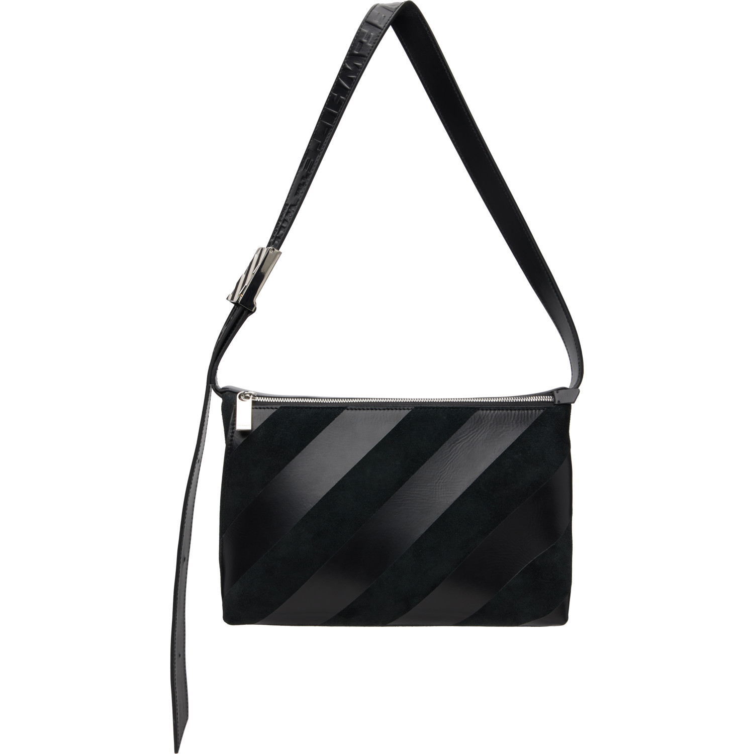 Off-White Black Sandbag 404 Diagonal Bag