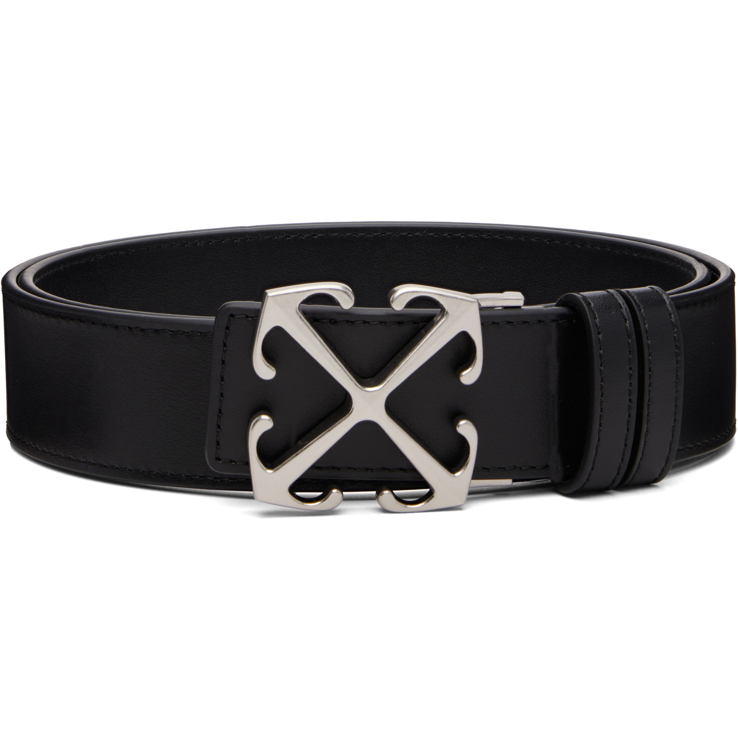 Off-White Black Arrow Rv 35MM Quote Belt