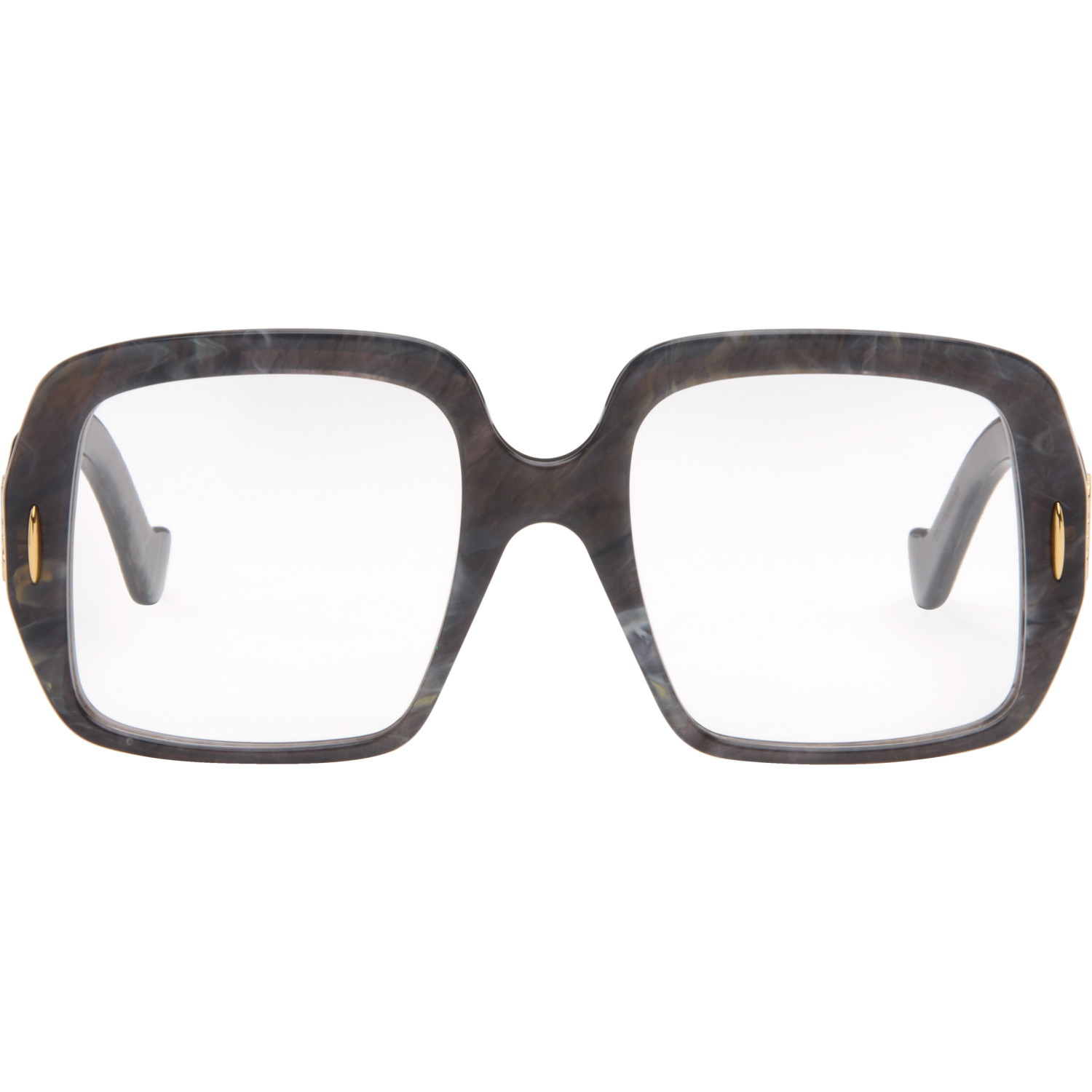 LOEWE Black & Gray Anagram Glasses