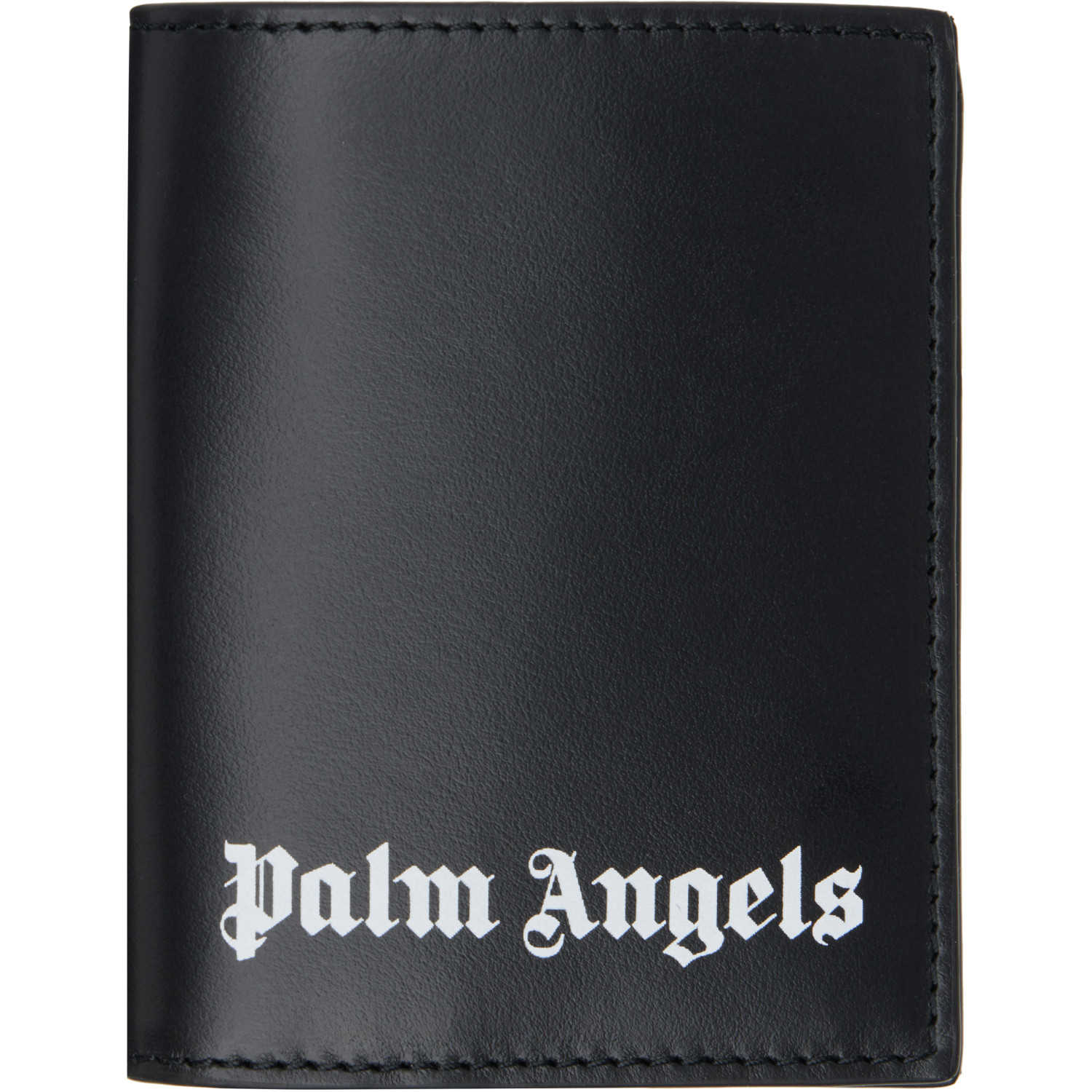 Palm Angels Black Classic Logo Bifold Wallet