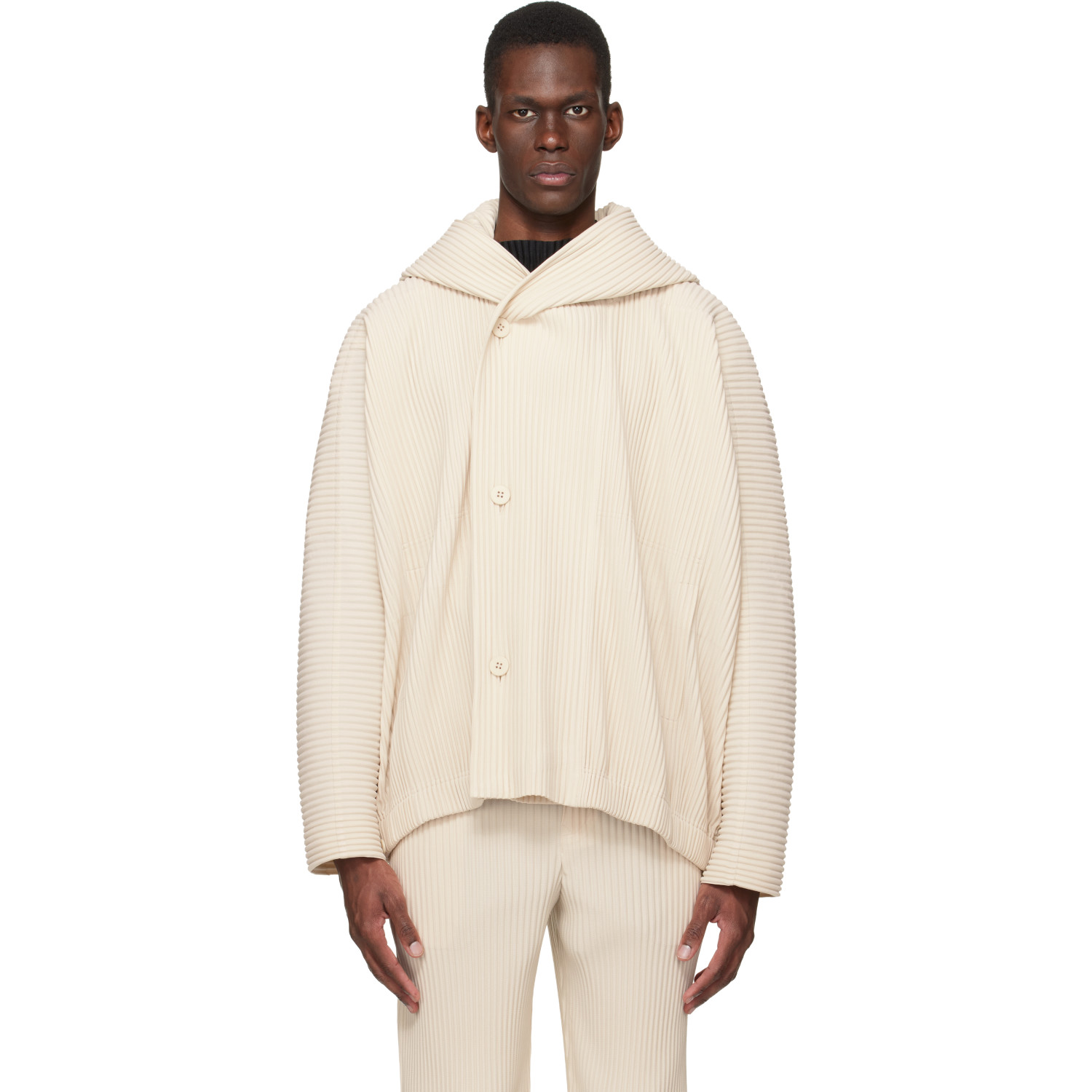 HOMME PLISSÉ ISSEY MIYAKE Beige Monthly Colors March Jacket