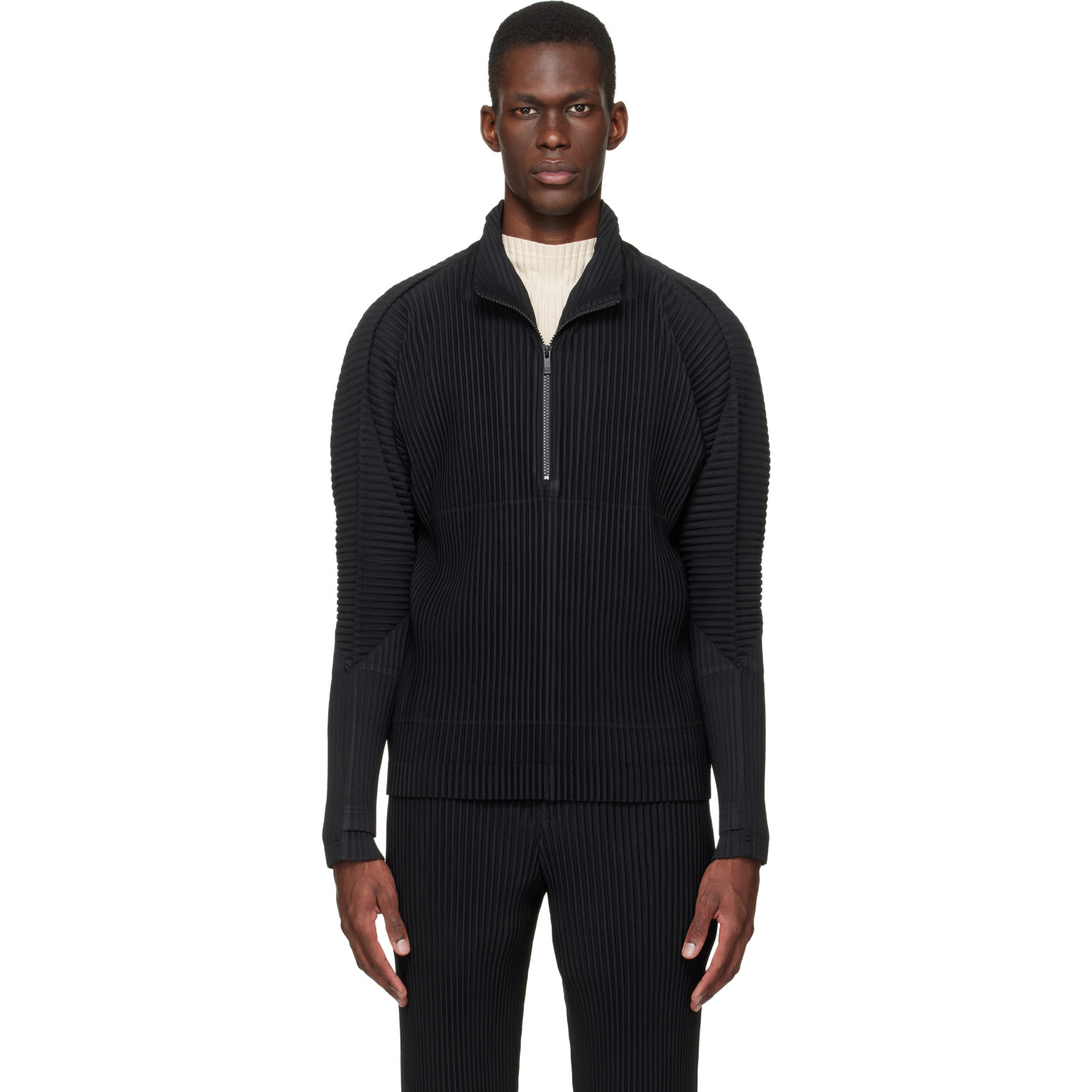 HOMME PLISSÉ ISSEY MIYAKE Black Monthly Colors March Sweater