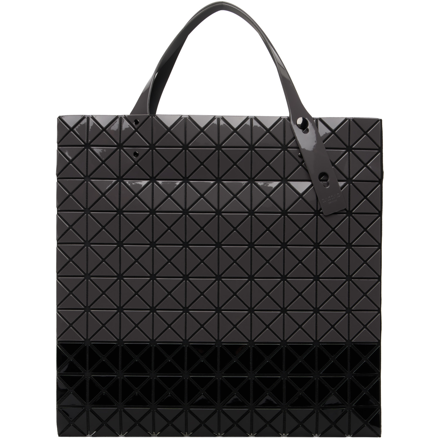 BAO BAO ISSEY MIYAKE Gray Prism Bi-Color Tote
