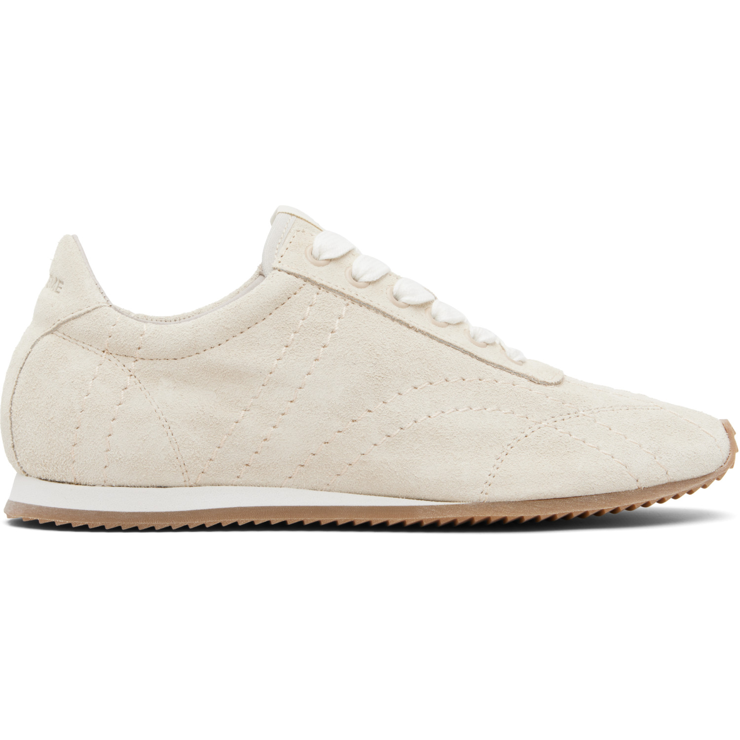 TOTEME Off-White Flex Suede Sneakers