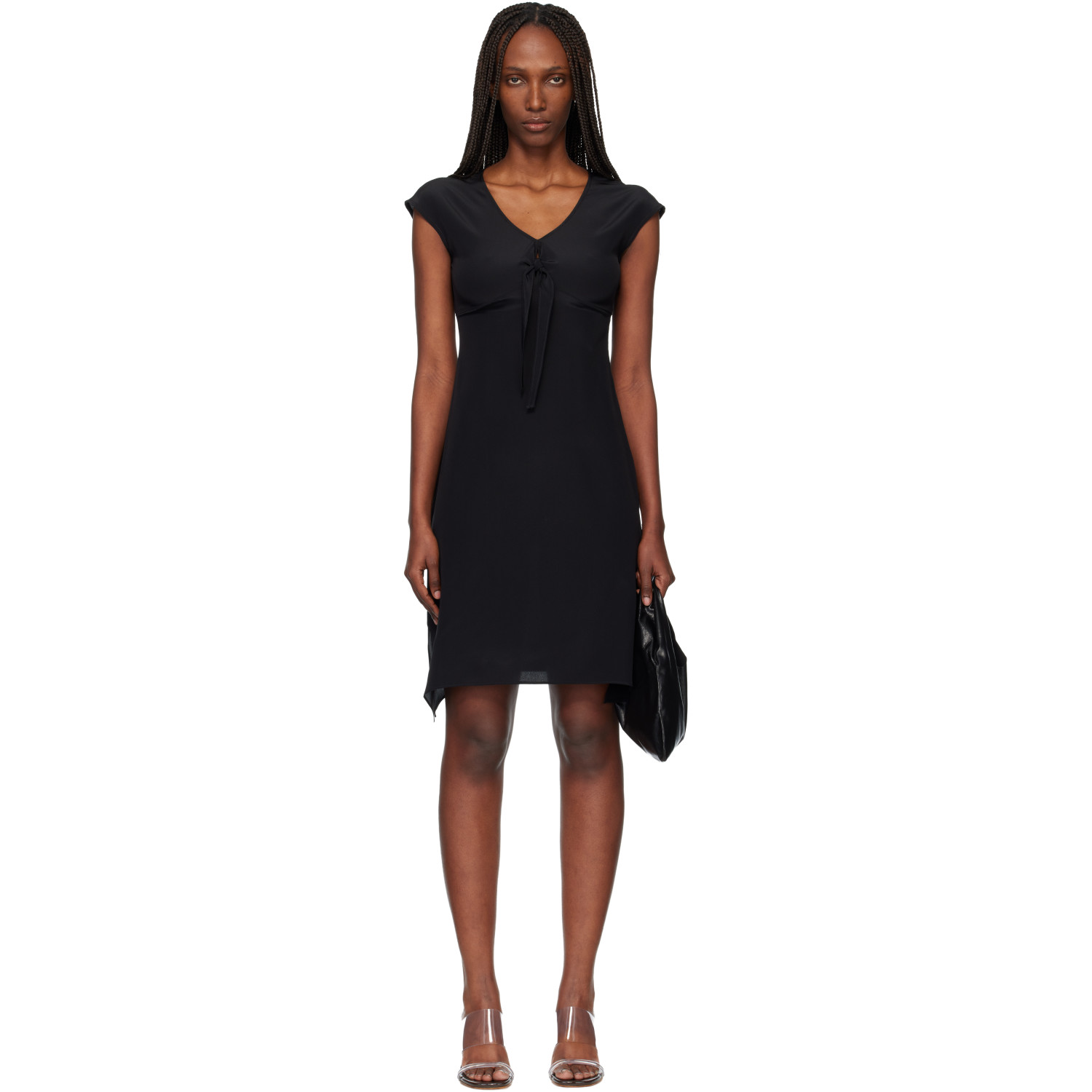 Maryam Nassir Zadeh Black Reneir Midi Dress