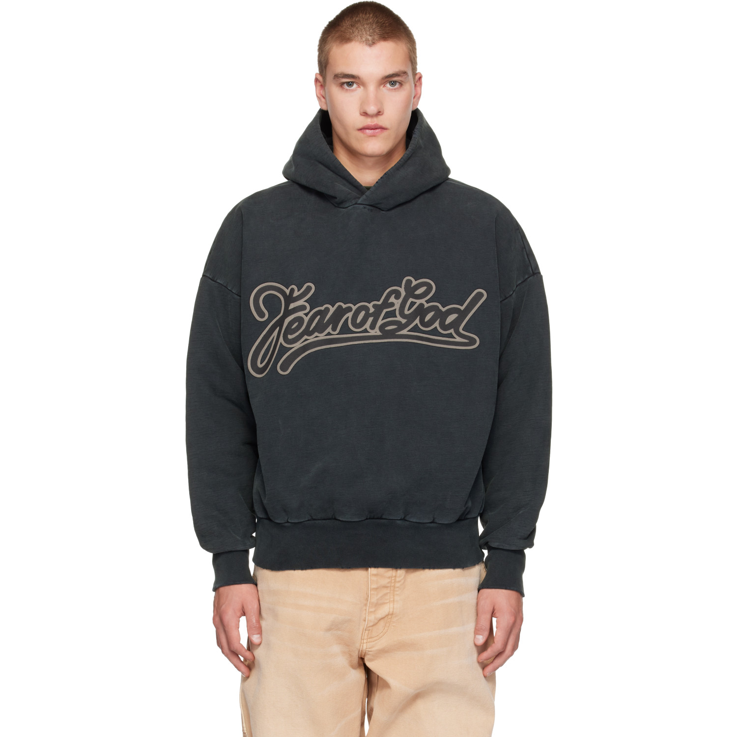 Fear of God Black Classic Fit Hoodie