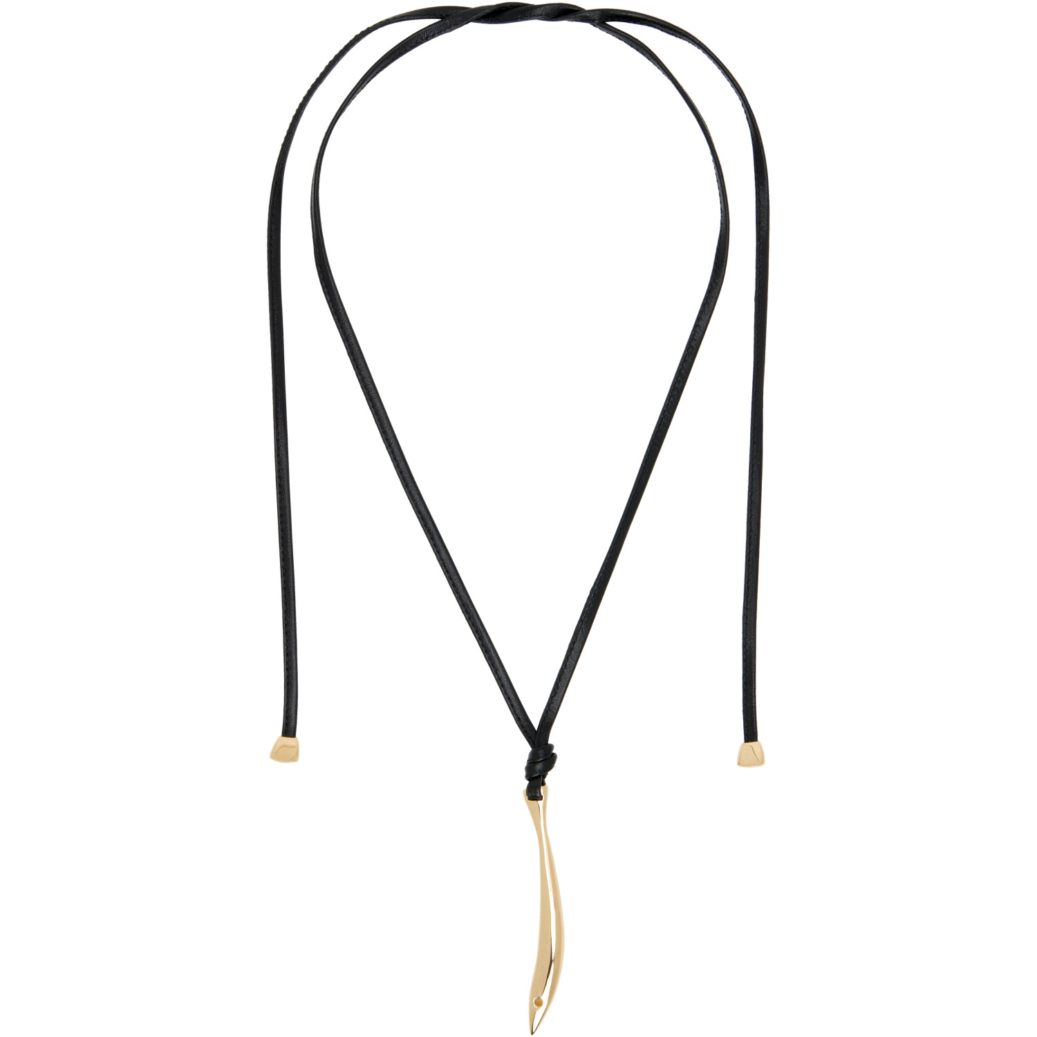 Bottega Veneta Sardine Leather Necklace