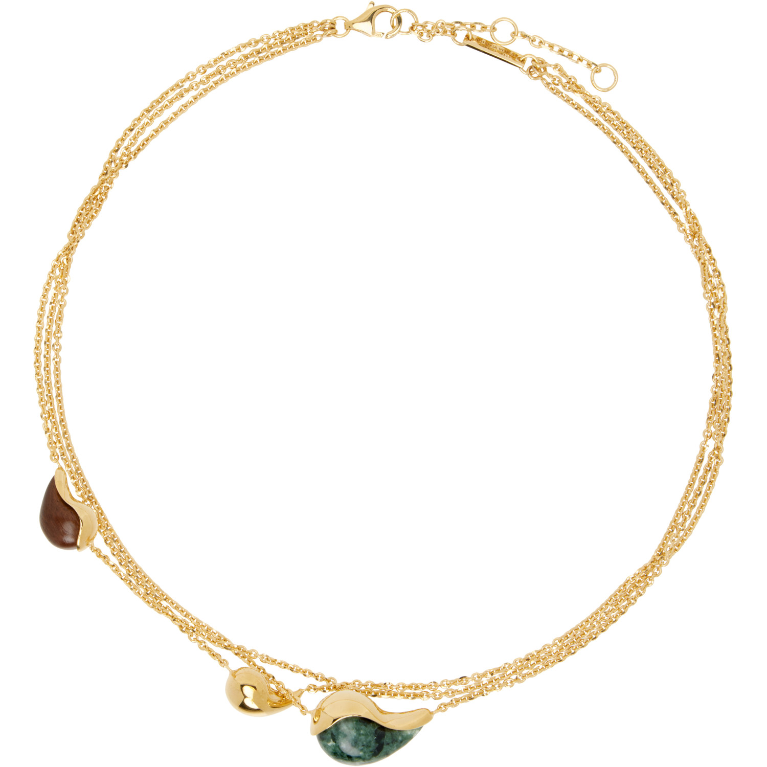 Bottega Veneta Drop Marble Necklace