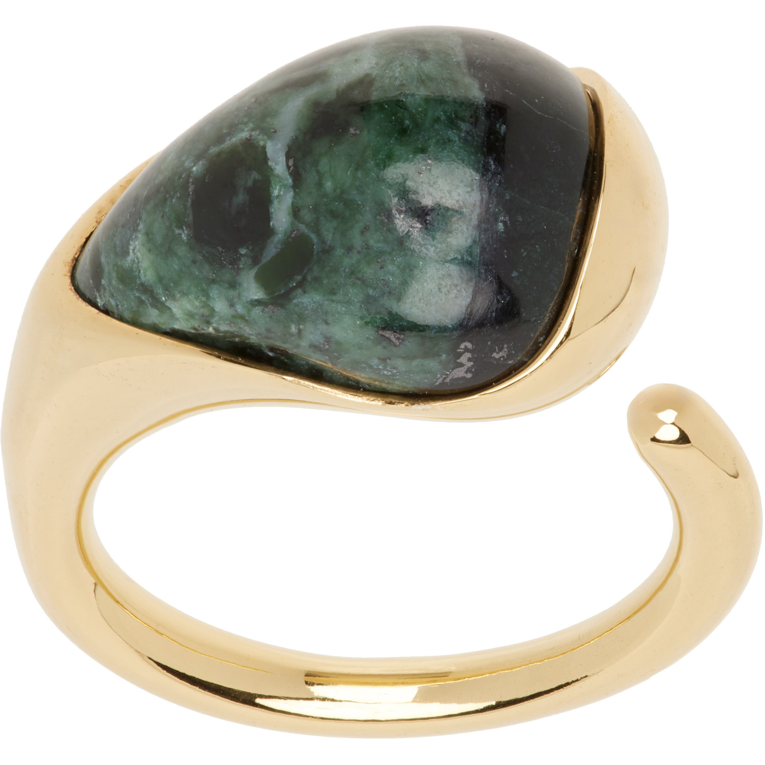 Bottega Veneta Small Drop Marble Ring