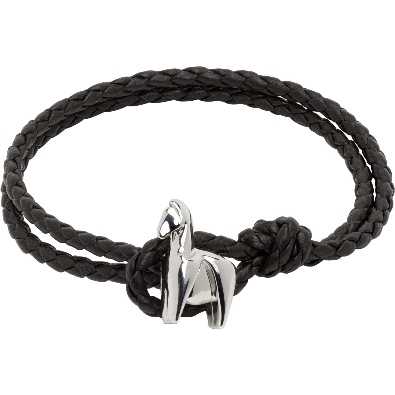 Bottega Veneta Cavallo Leather Bracelet