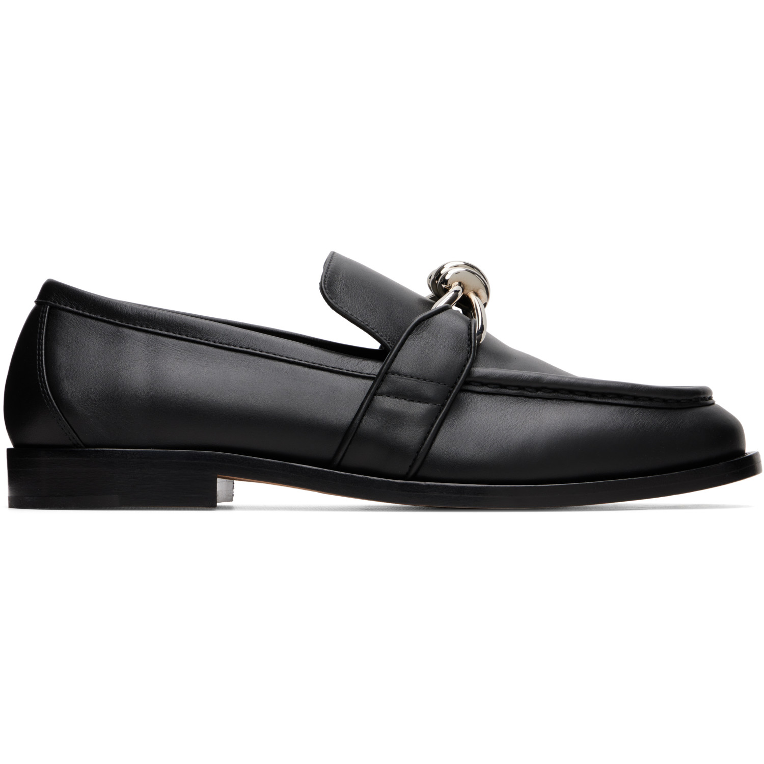 Bottega Veneta Black Astaire Loafers