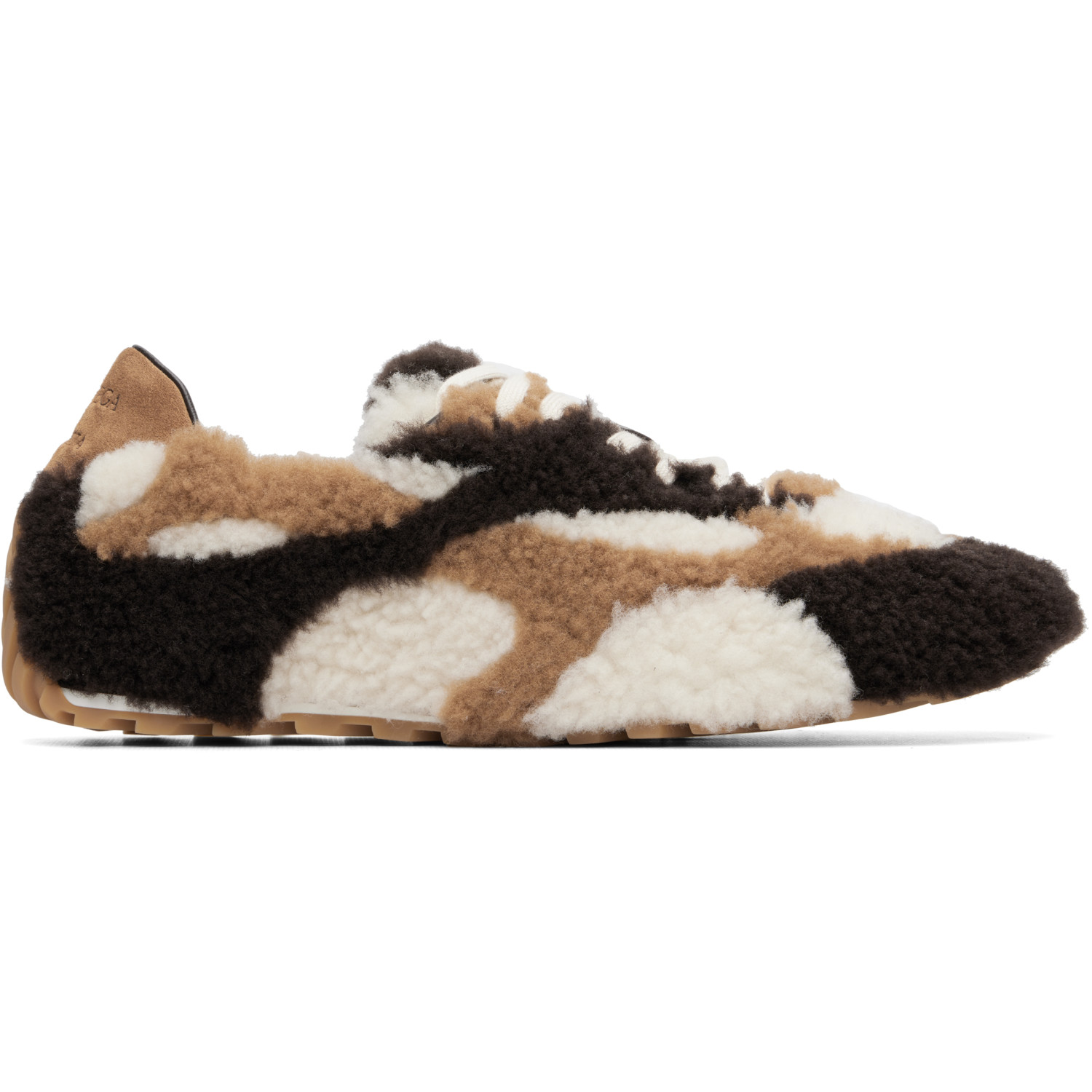 Bottega Veneta Brown & Off-White Orbit Flash Sneakers
