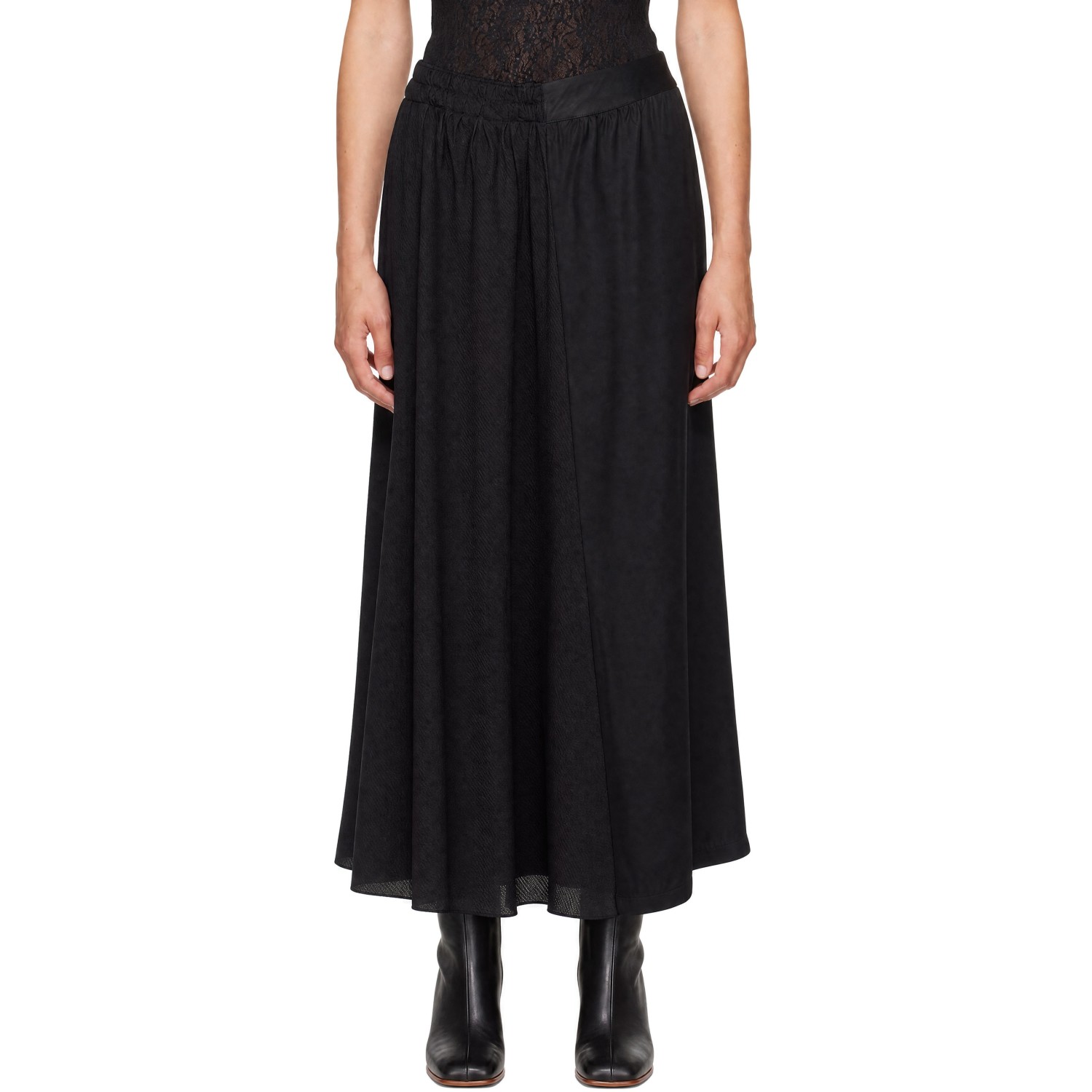 OUR LEGACY Black Beach Maxi Skirt
