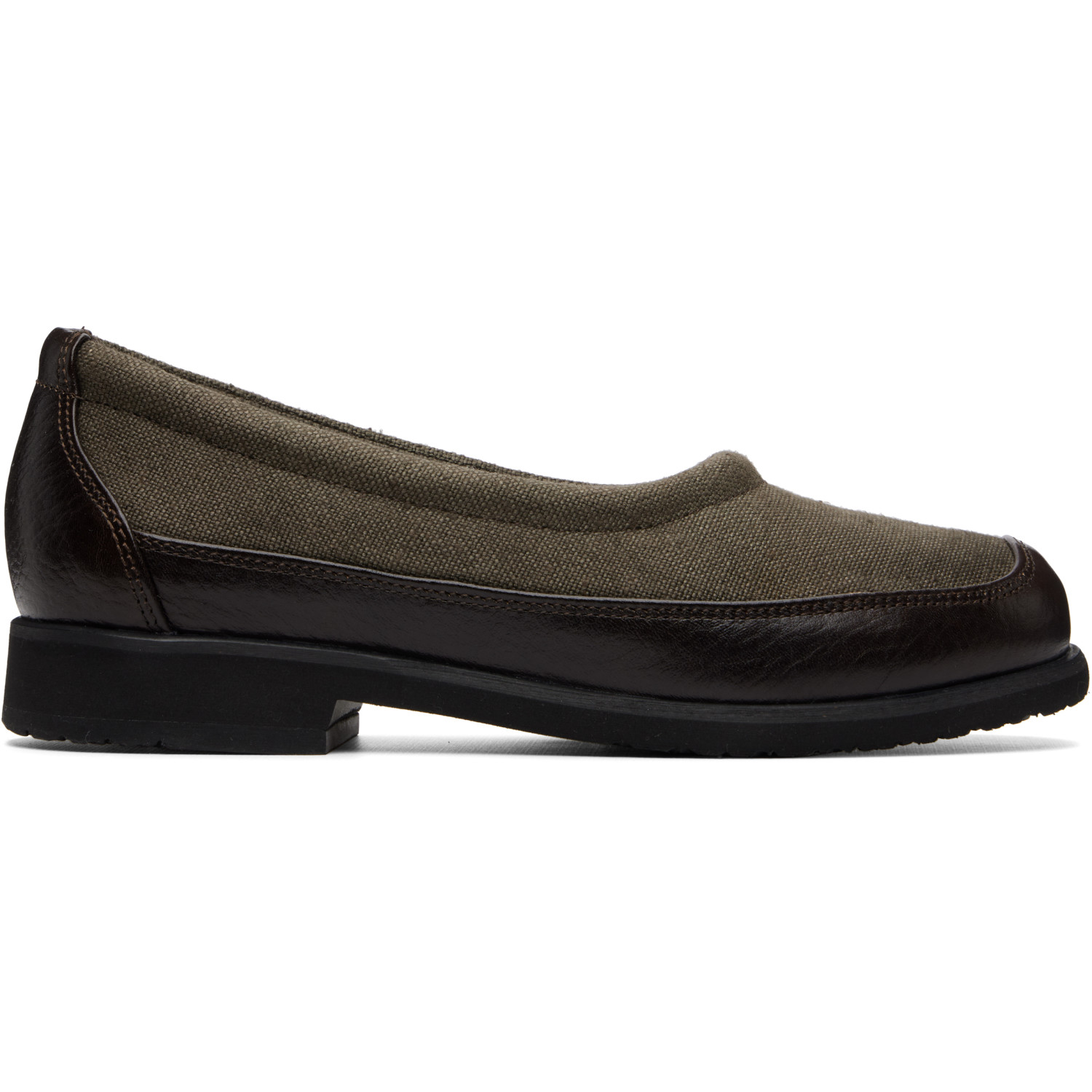 OUR LEGACY Khaki Bohemian Slipper Flats