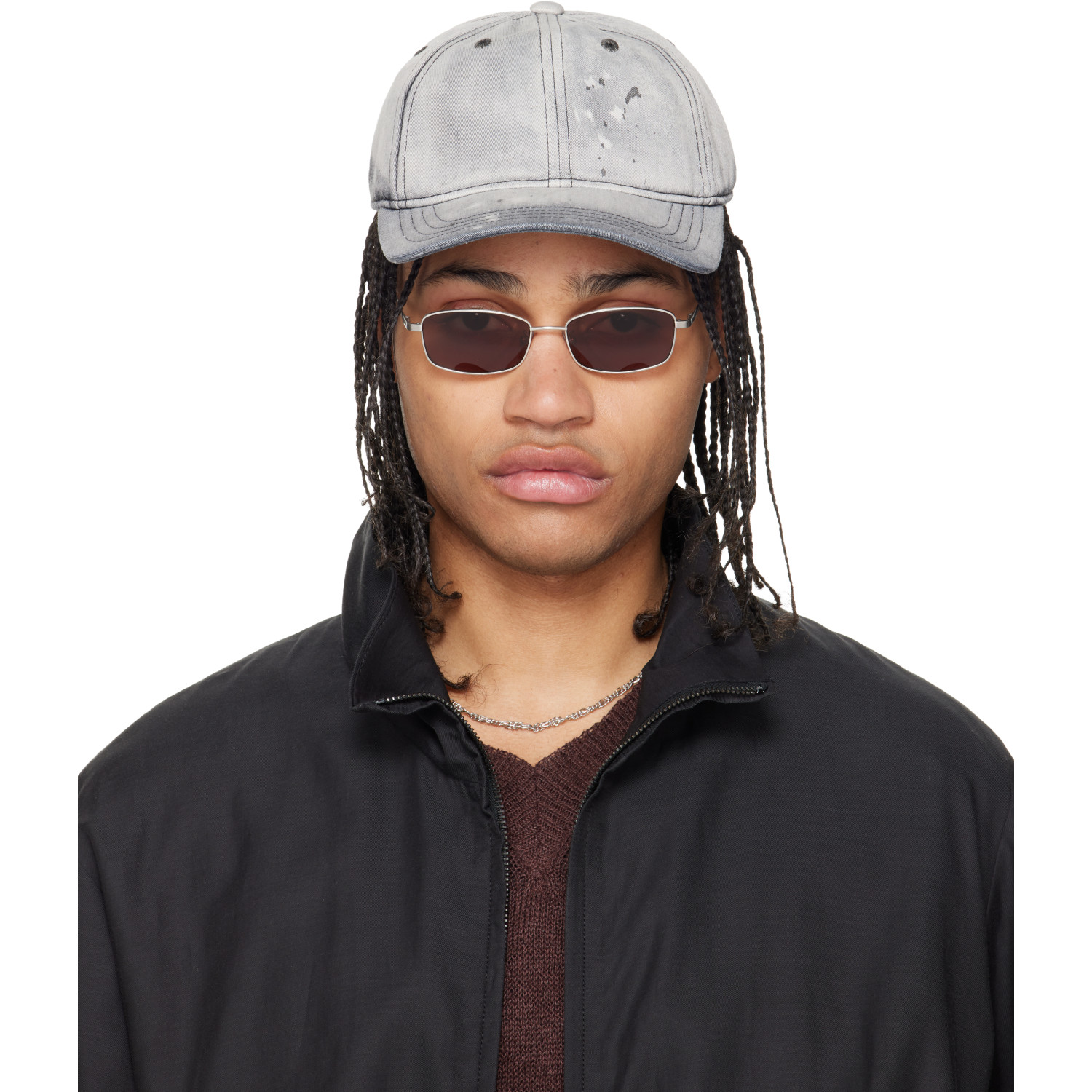 OUR LEGACY Gray Faded Ball Cap