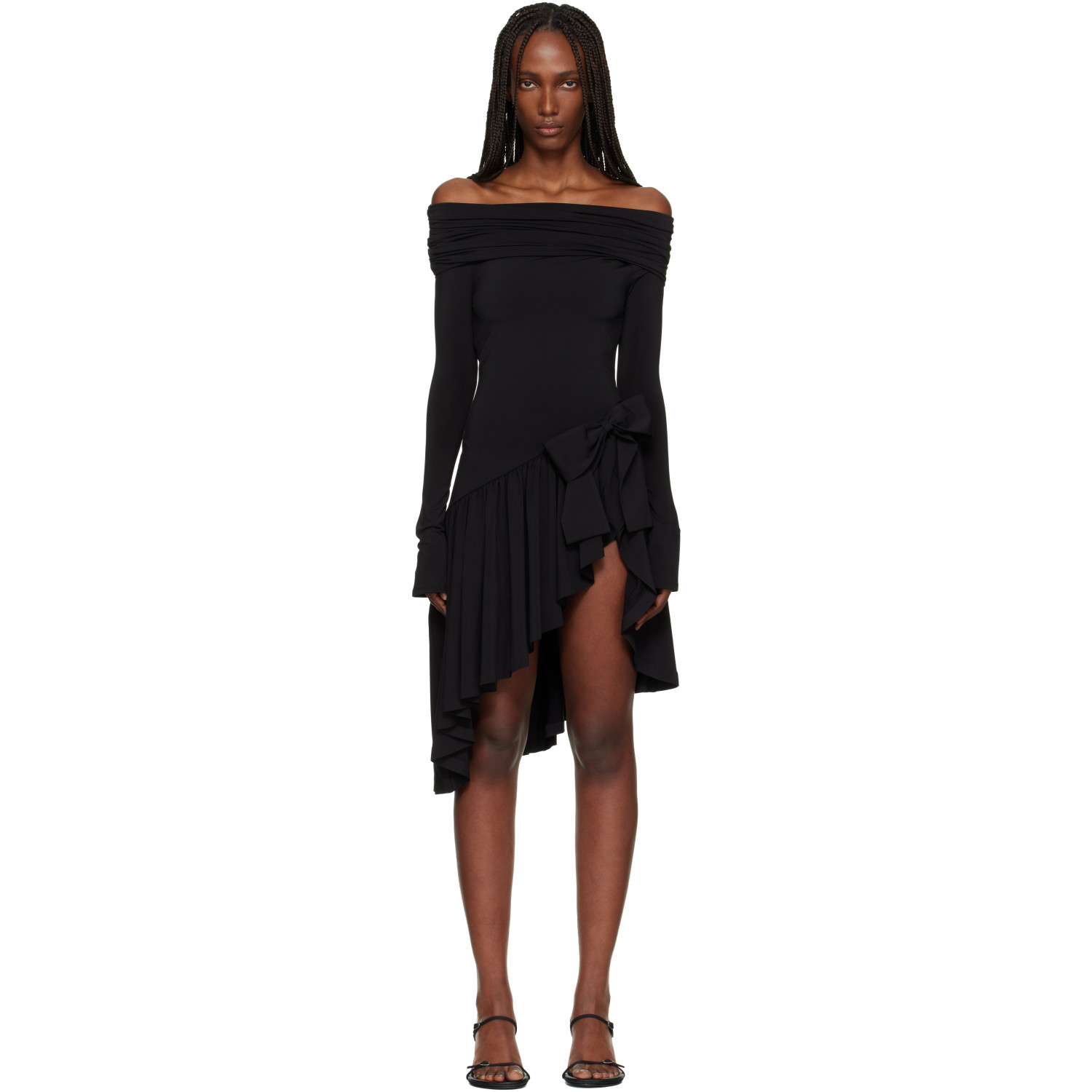 GUIZIO Black Lola Minidress