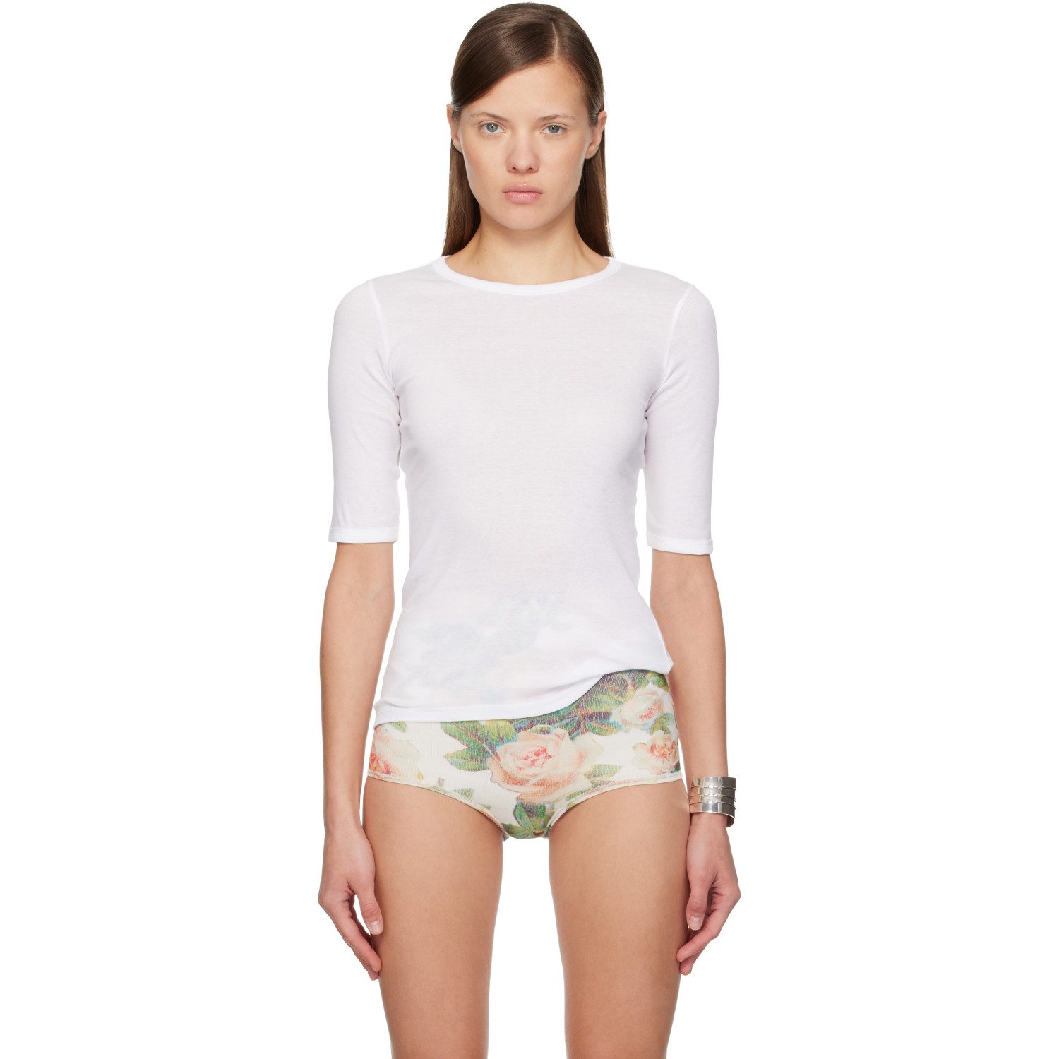 FLORE FLORE White Anna T-shirt