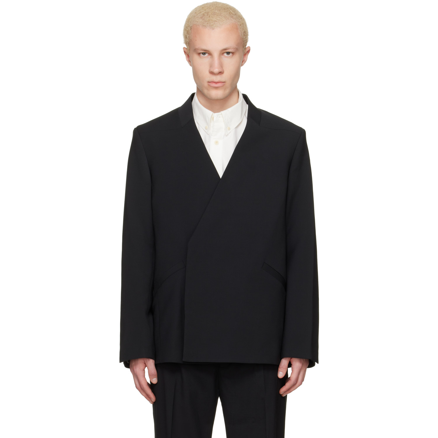 Entire Studios Black Common Tailored Blazer