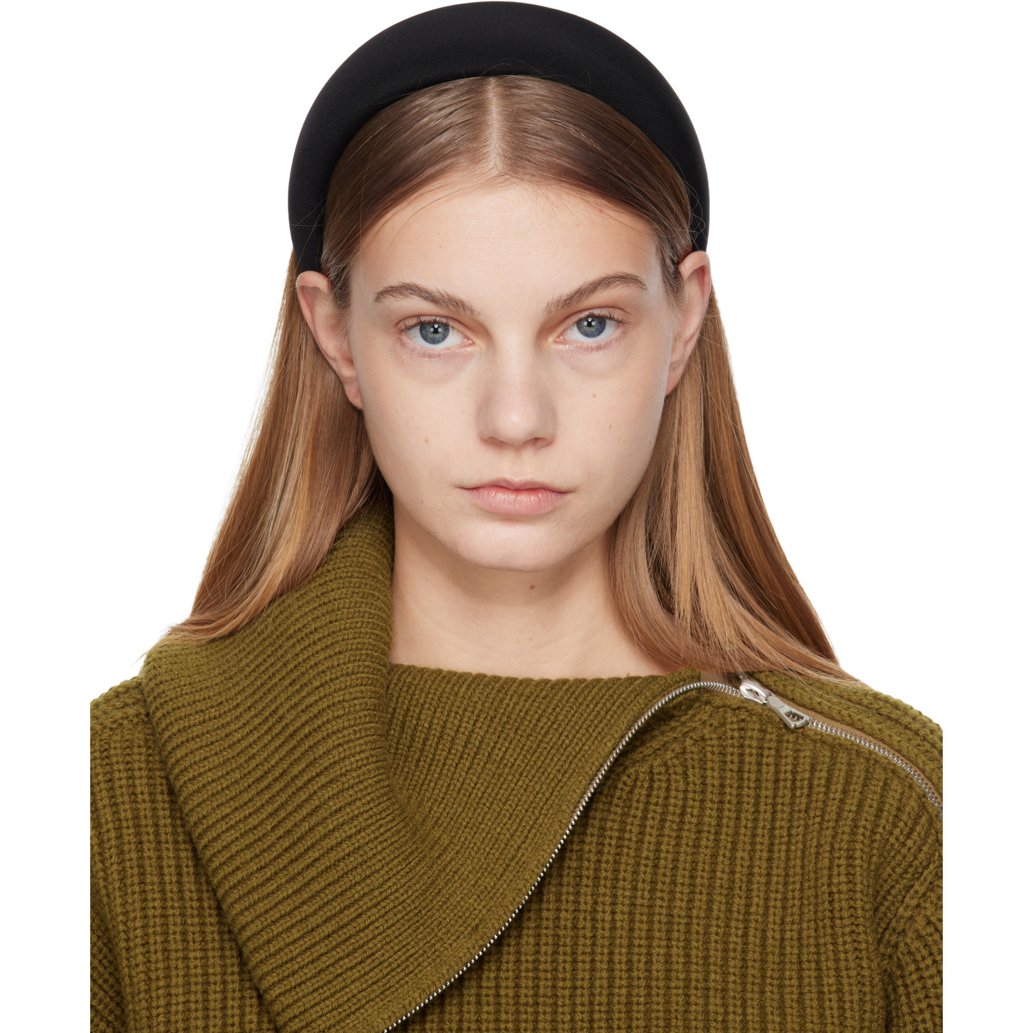 Sophie Buhai Black Classic Puffy Headband