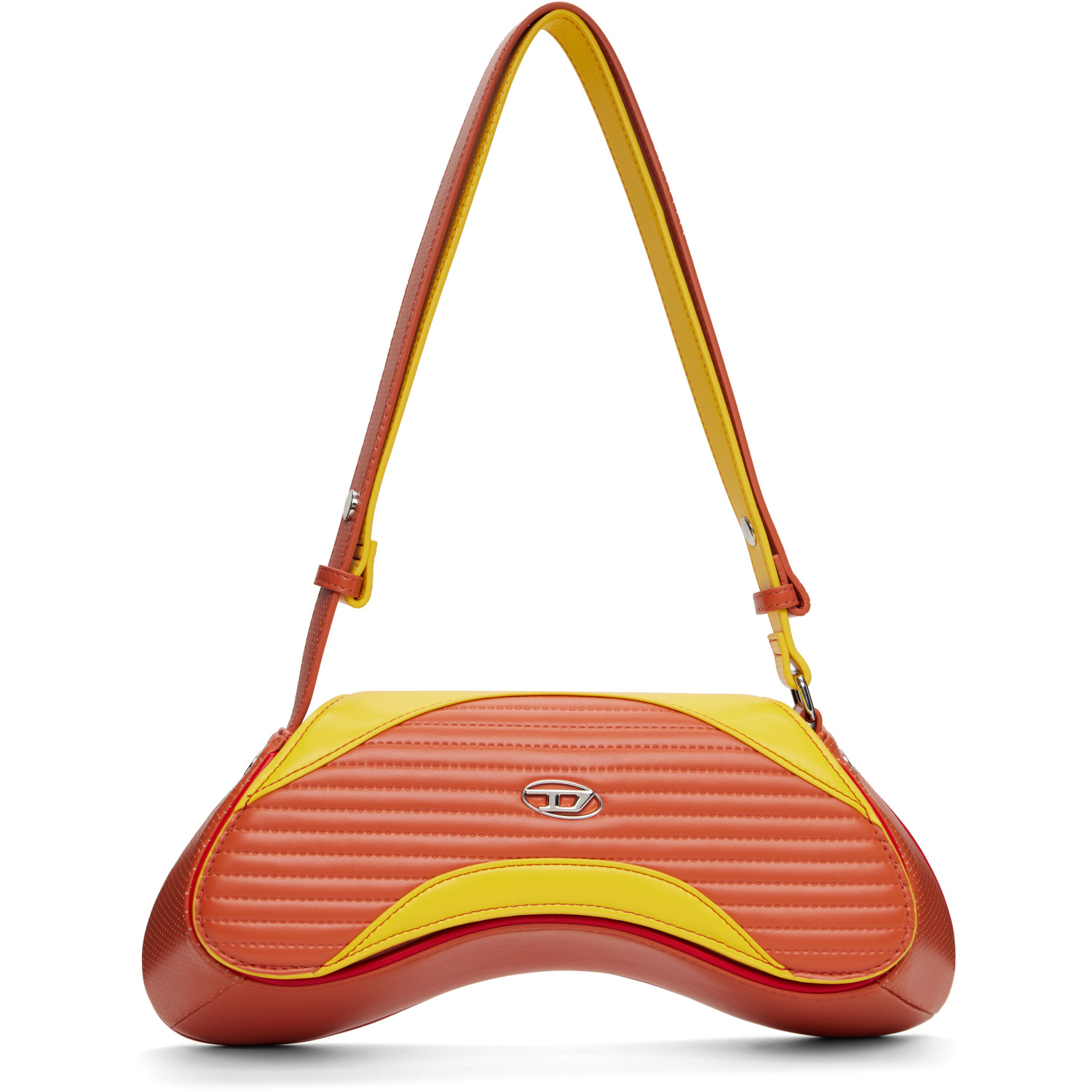 Diesel Orange & Yellow Play Crossbody Bag