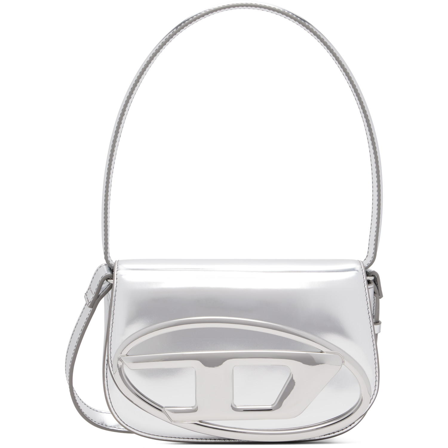 Diesel Silver 1DR-Iconic Shoulder Bag