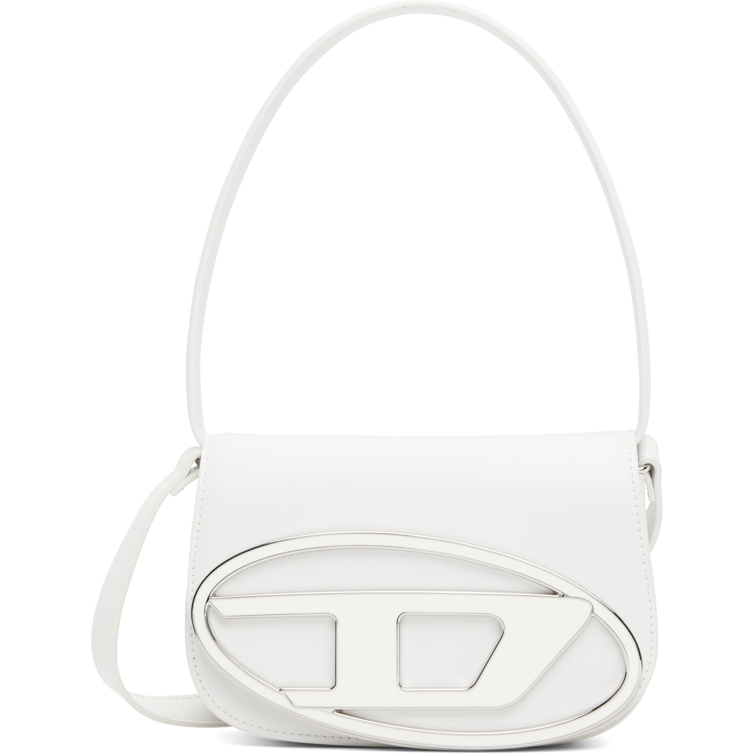 Diesel White 1DR-Iconic Shoulder Bag