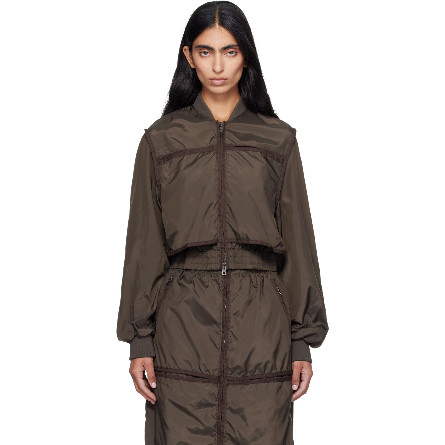 Diesel Khaki Tonal Taping Jacket