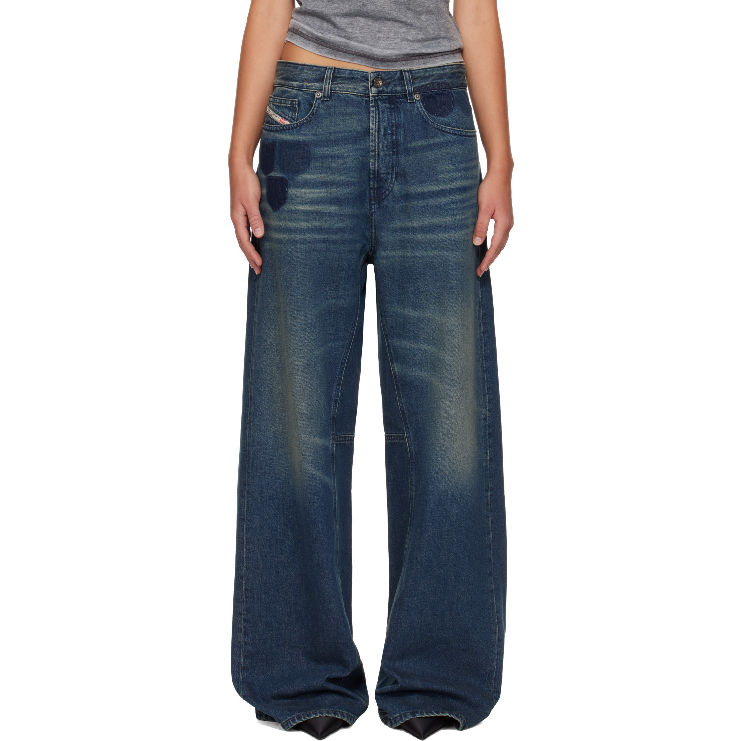 Diesel Blue Relaxed Low Waist 1996 D-Sire Jeans