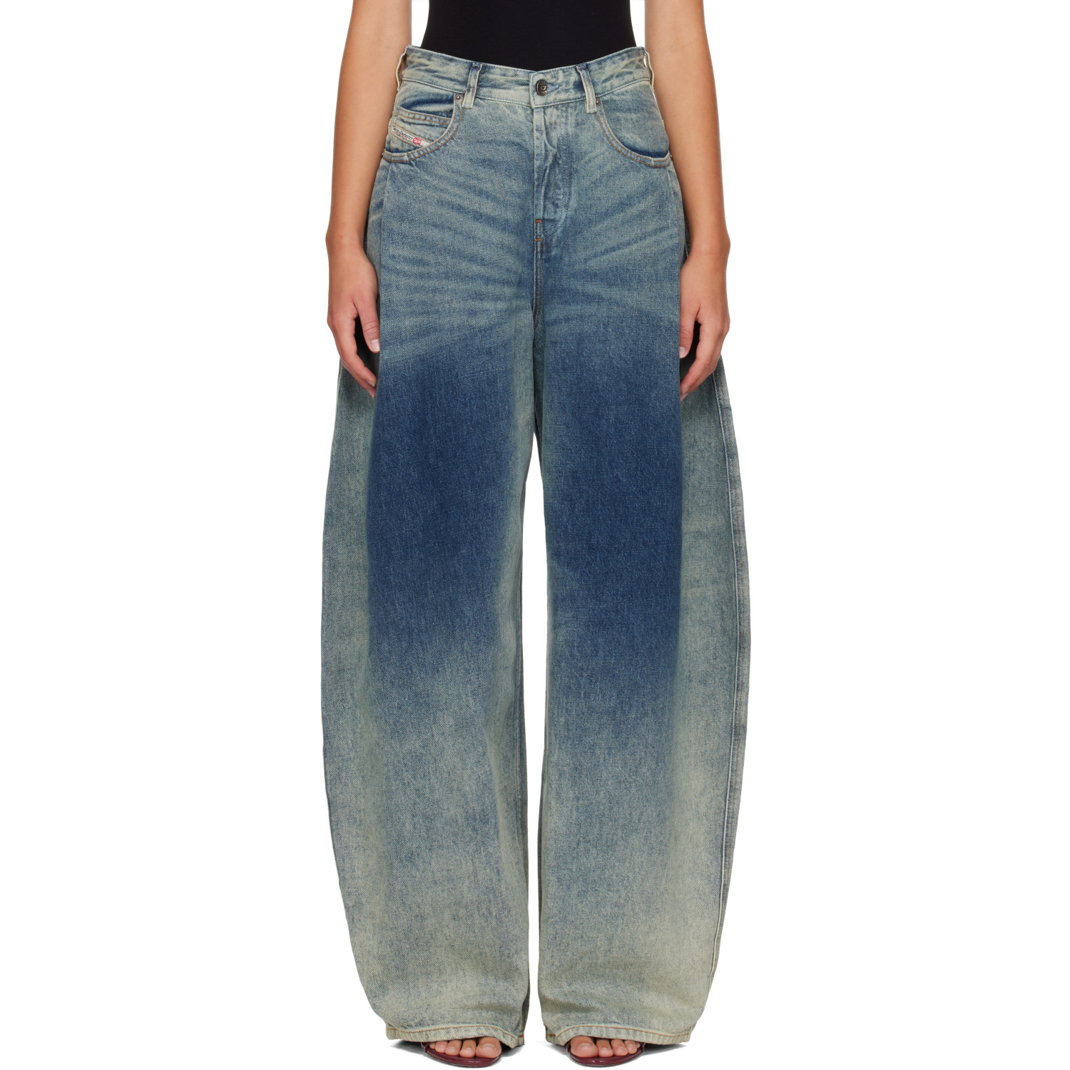 Diesel Blue High Waist 1987 D-Khelz Jeans