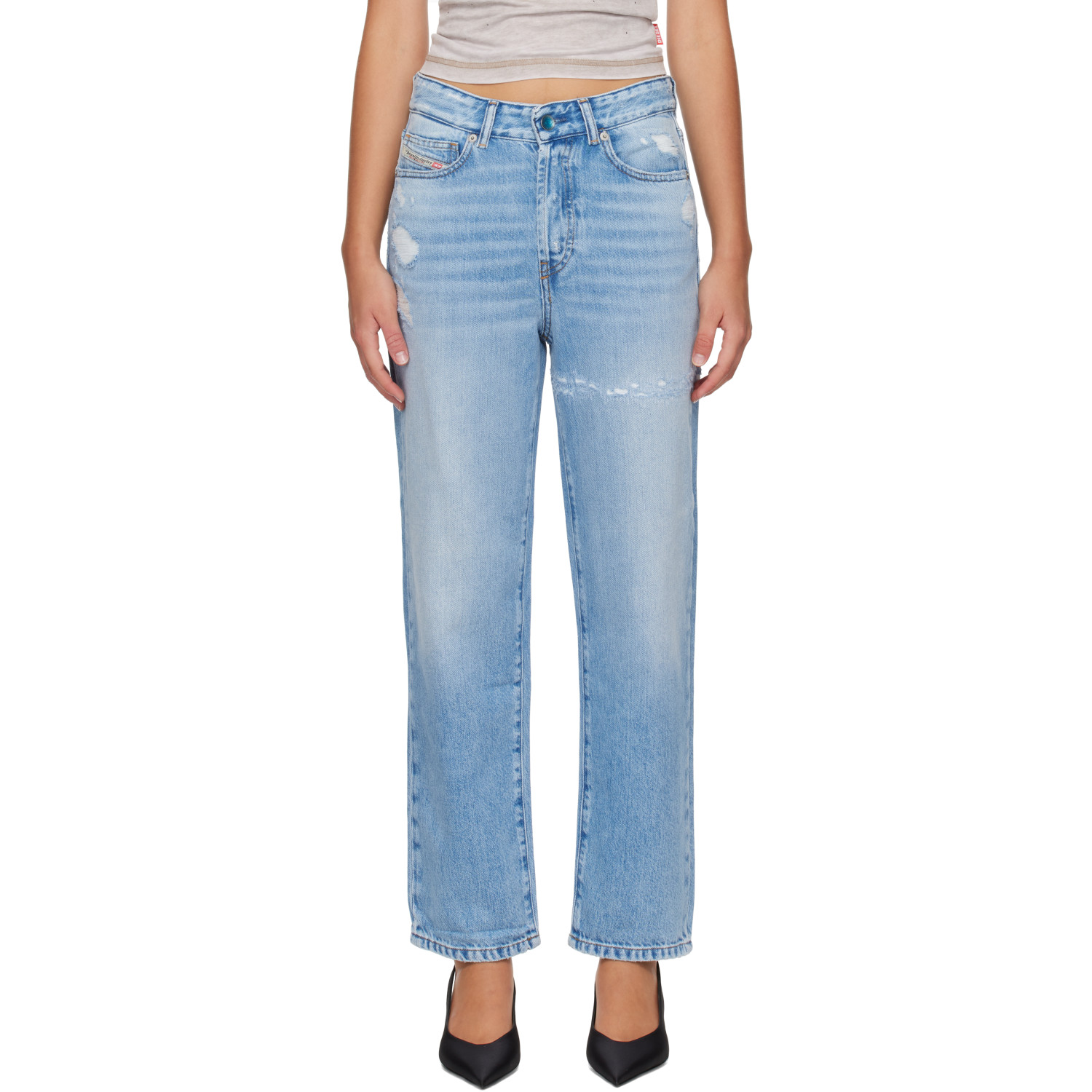 Diesel Blue High Waist 1981 D-Went Jeans